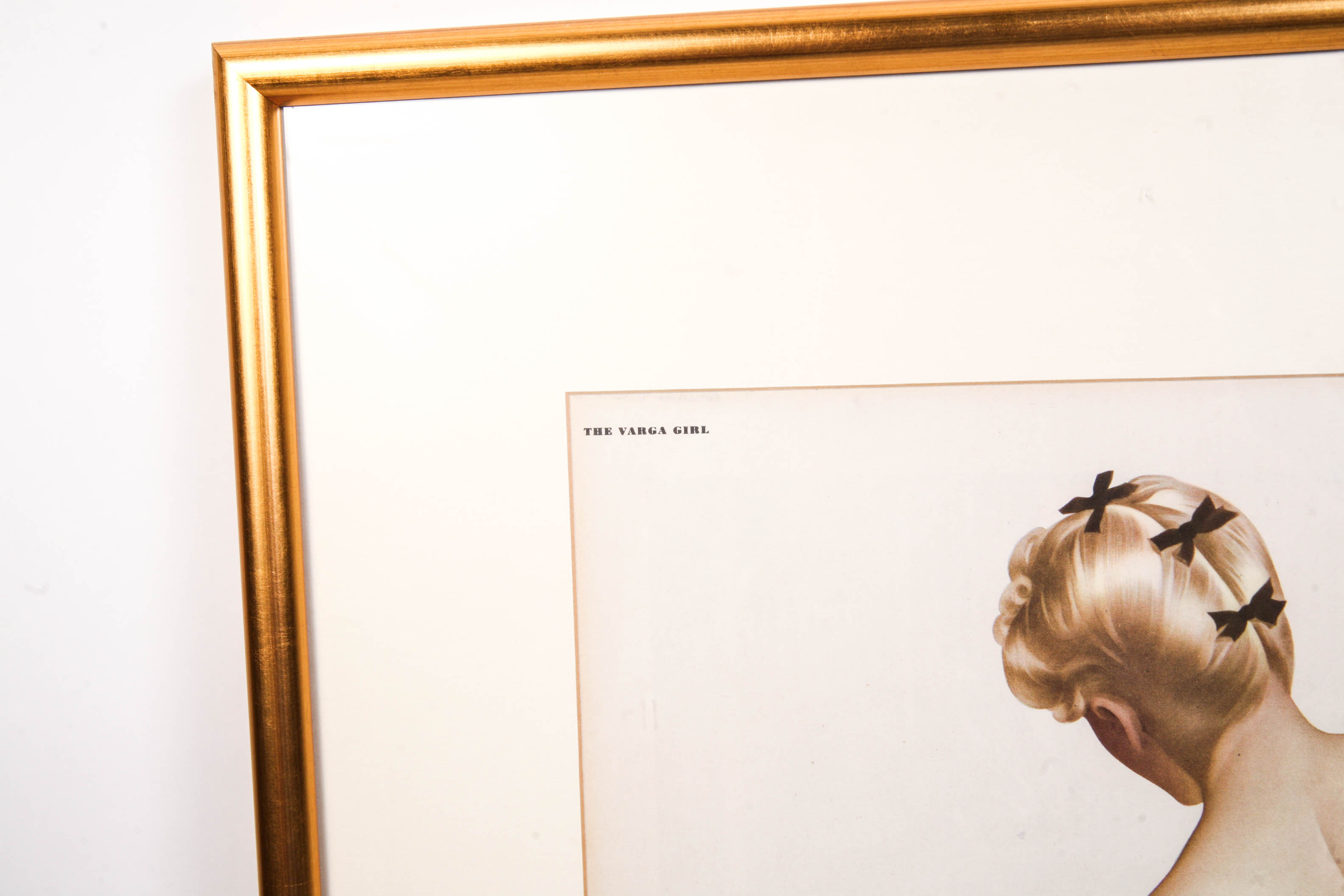 WWII Era Esquire Magazine Varga Pin-Up Centerfold