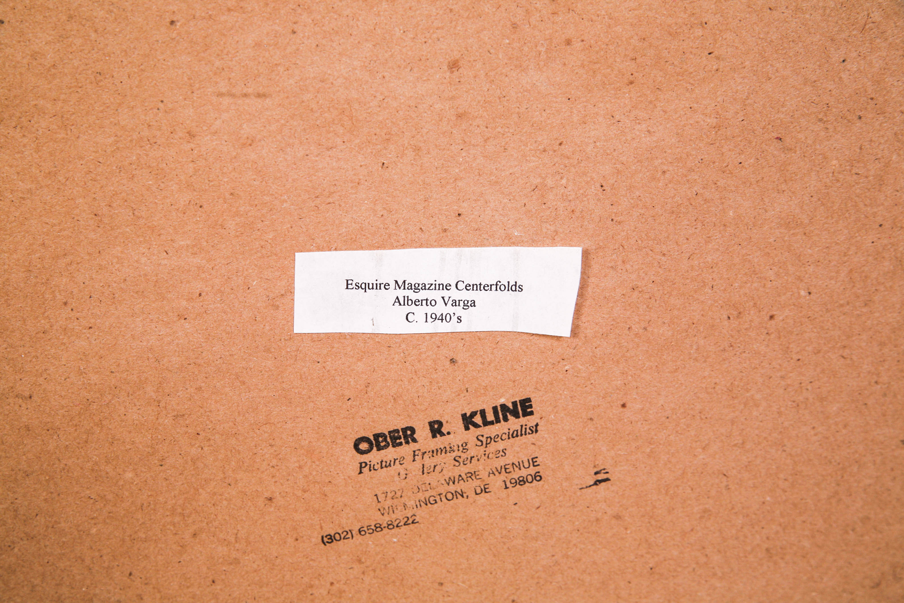 WWII Era Esquire Magazine Varga Pin-Up Centerfold