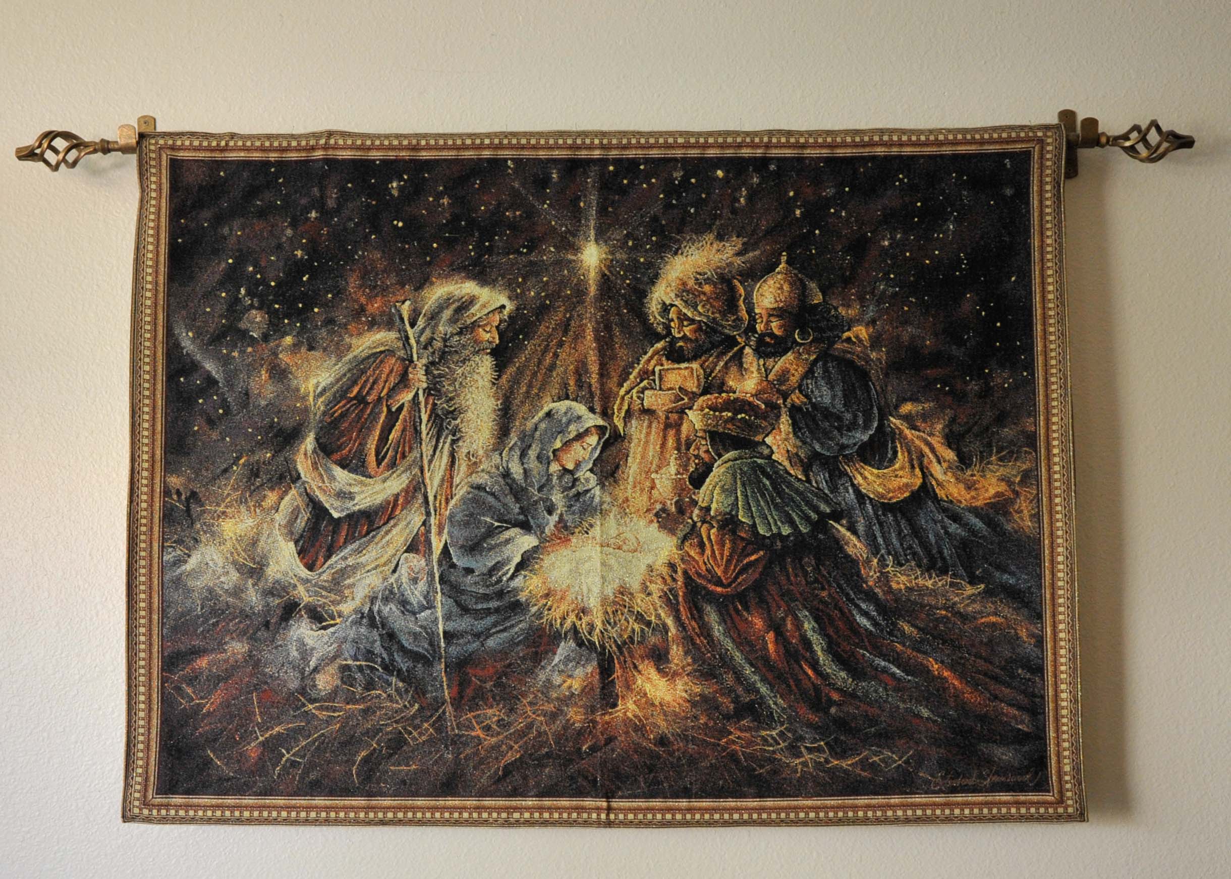 Nativity Scene Tapestry