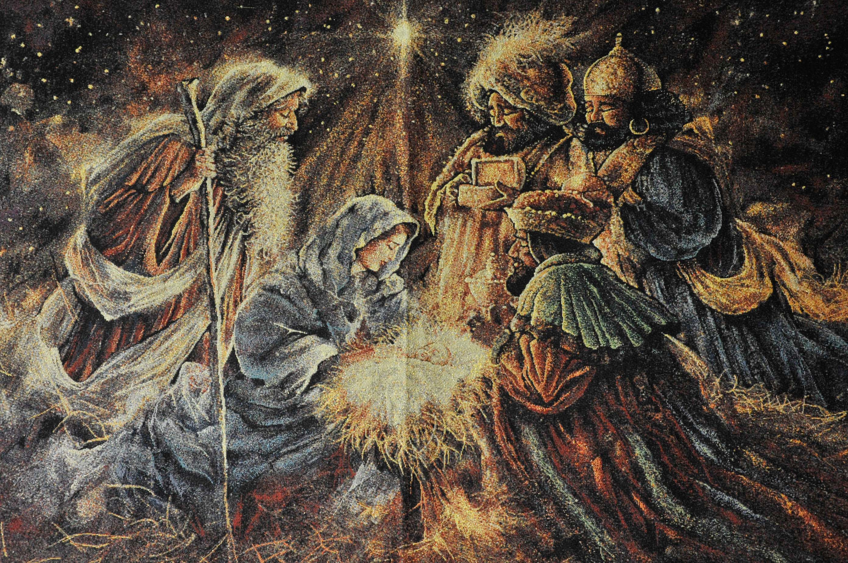Nativity Scene Tapestry