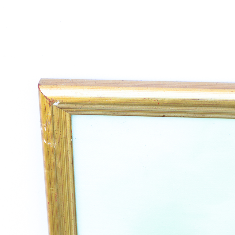 Original Oil on Canvas of Rosebud