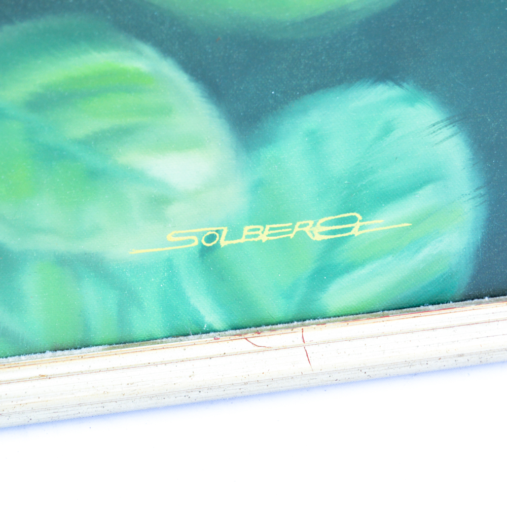 Original Oil on Canvas of Rosebud