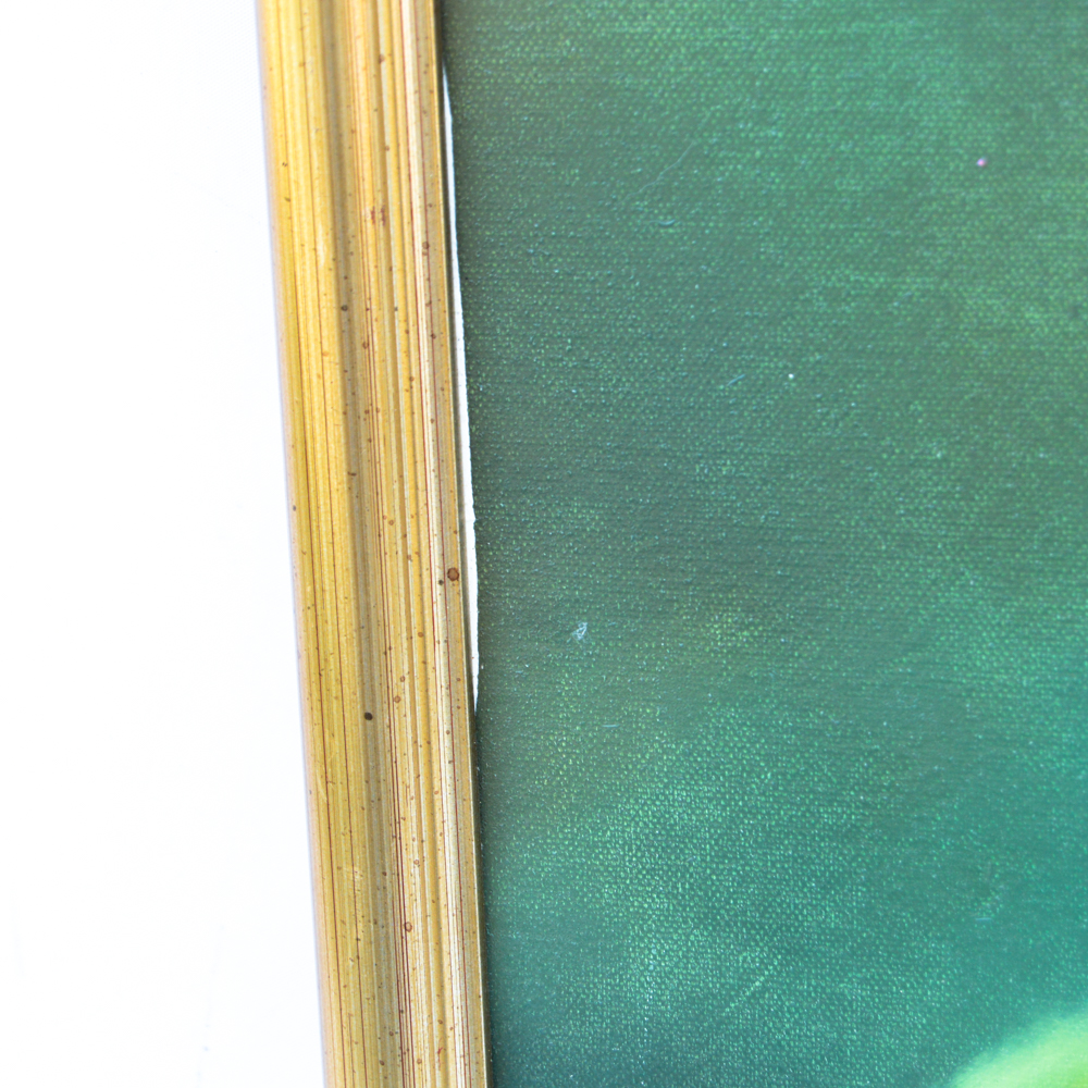 Original Oil on Canvas of Rosebud