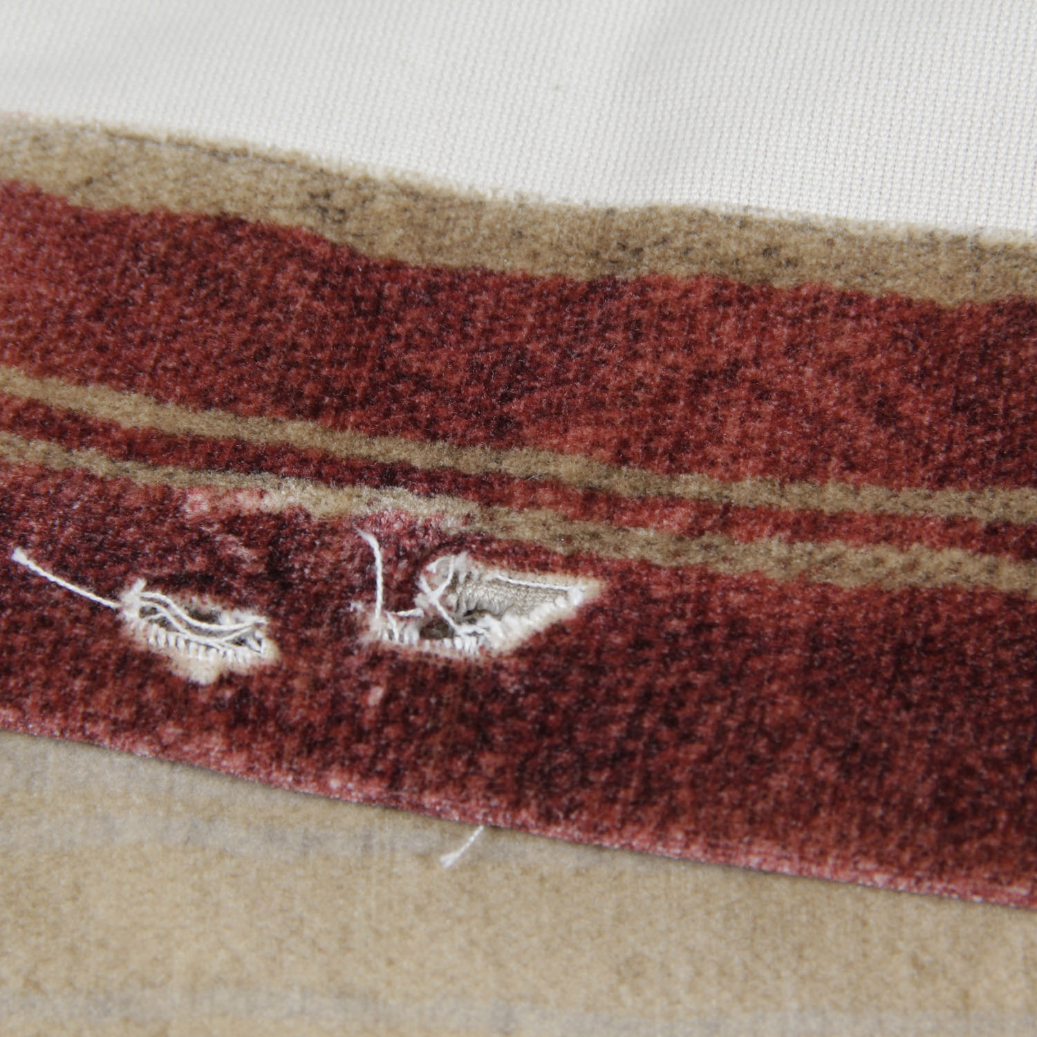 Brochier Italy Cotton Velvet Fabric "Dharma " Pattern