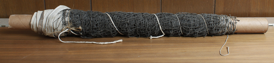 Vintage Badminton Racket and Net