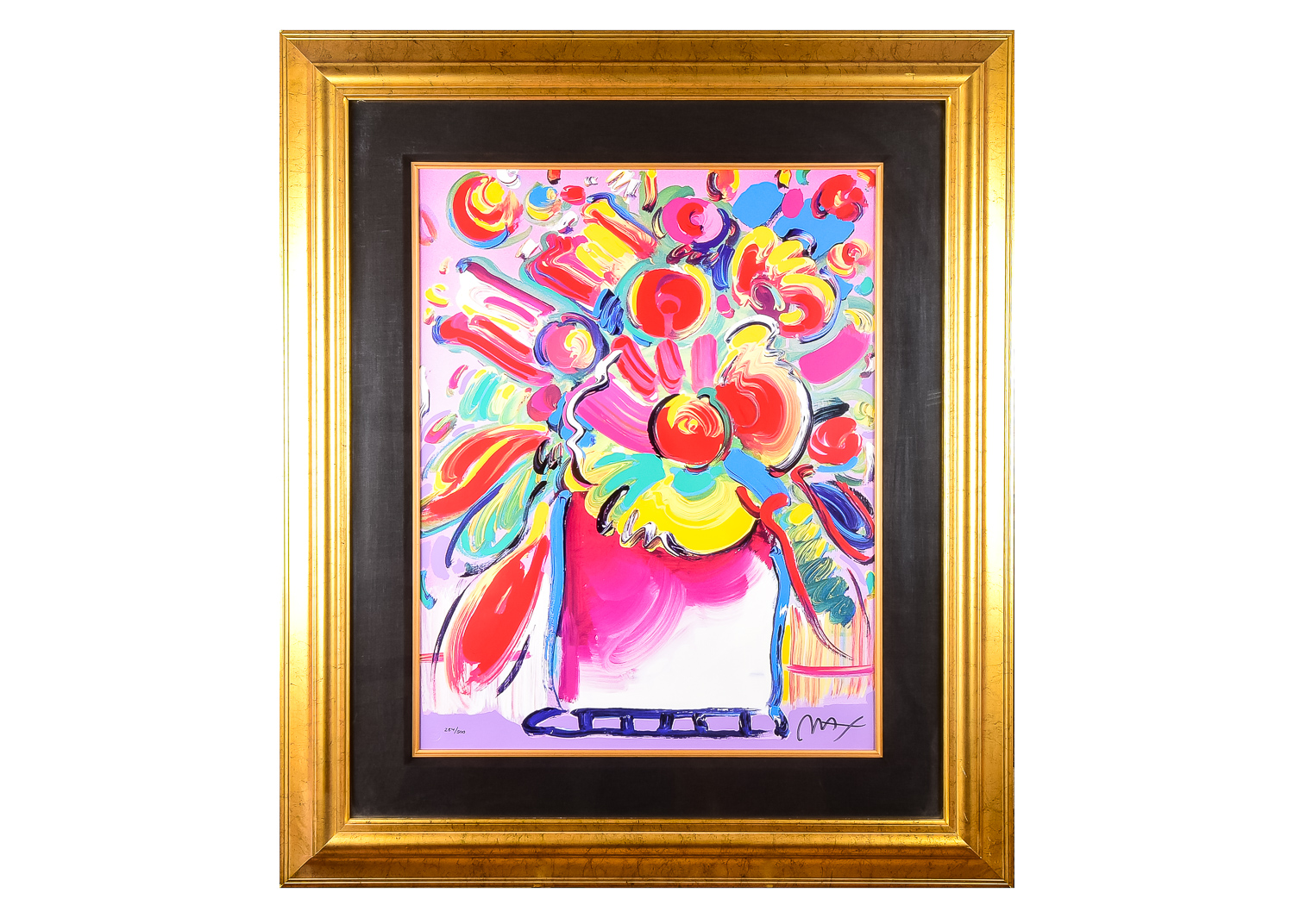 Peter Max "Abstract Flowers III" Seriolithograph 284/500