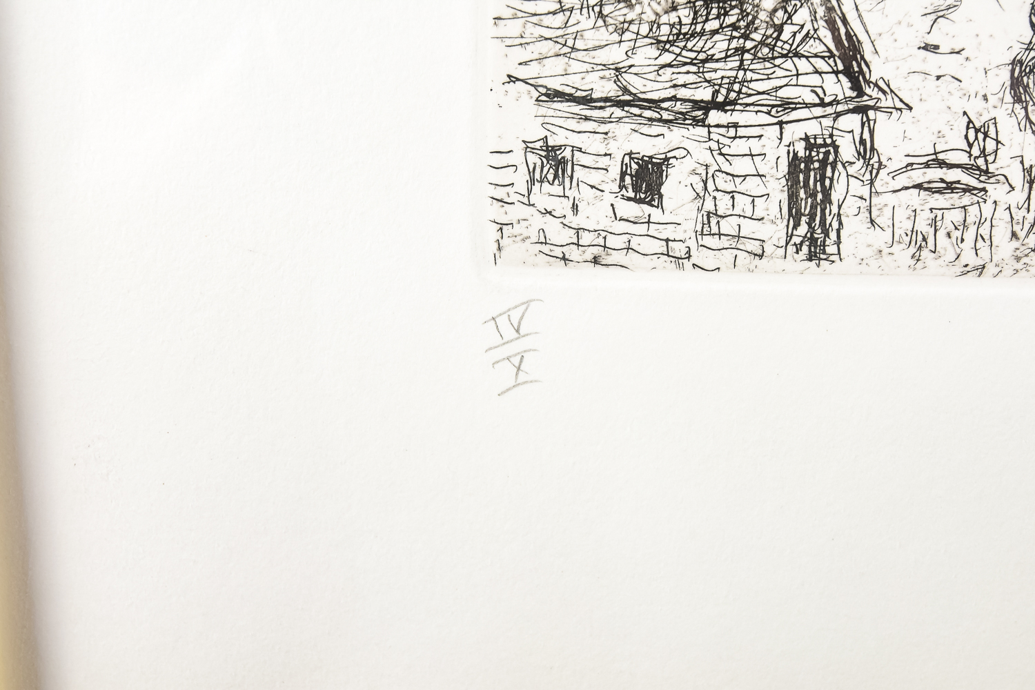 "Le Village et Paris" Etching by Marc Chagall 4/10