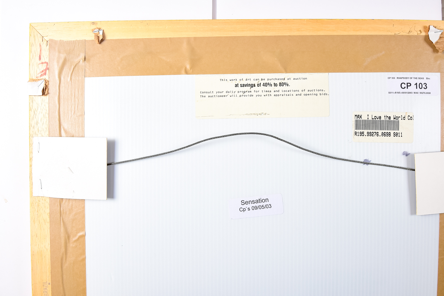 Peter Max "I Love the World" Collage and Acrylic