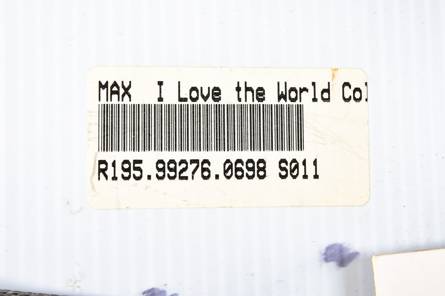 Peter Max "I Love the World" Collage and Acrylic