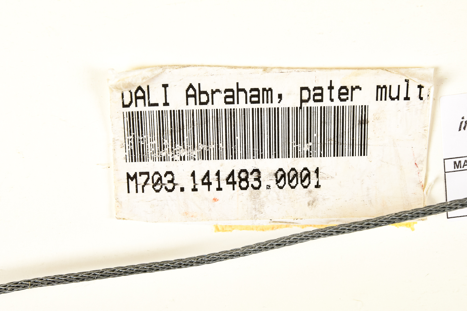 Salvador Dali "Abraham, Pater Multarem Gentium" Lithograph on Paper