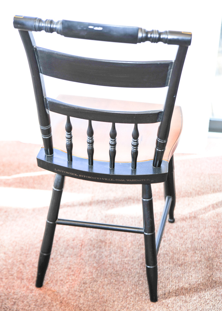 Set of Six Vintage Hitchcock Chairs