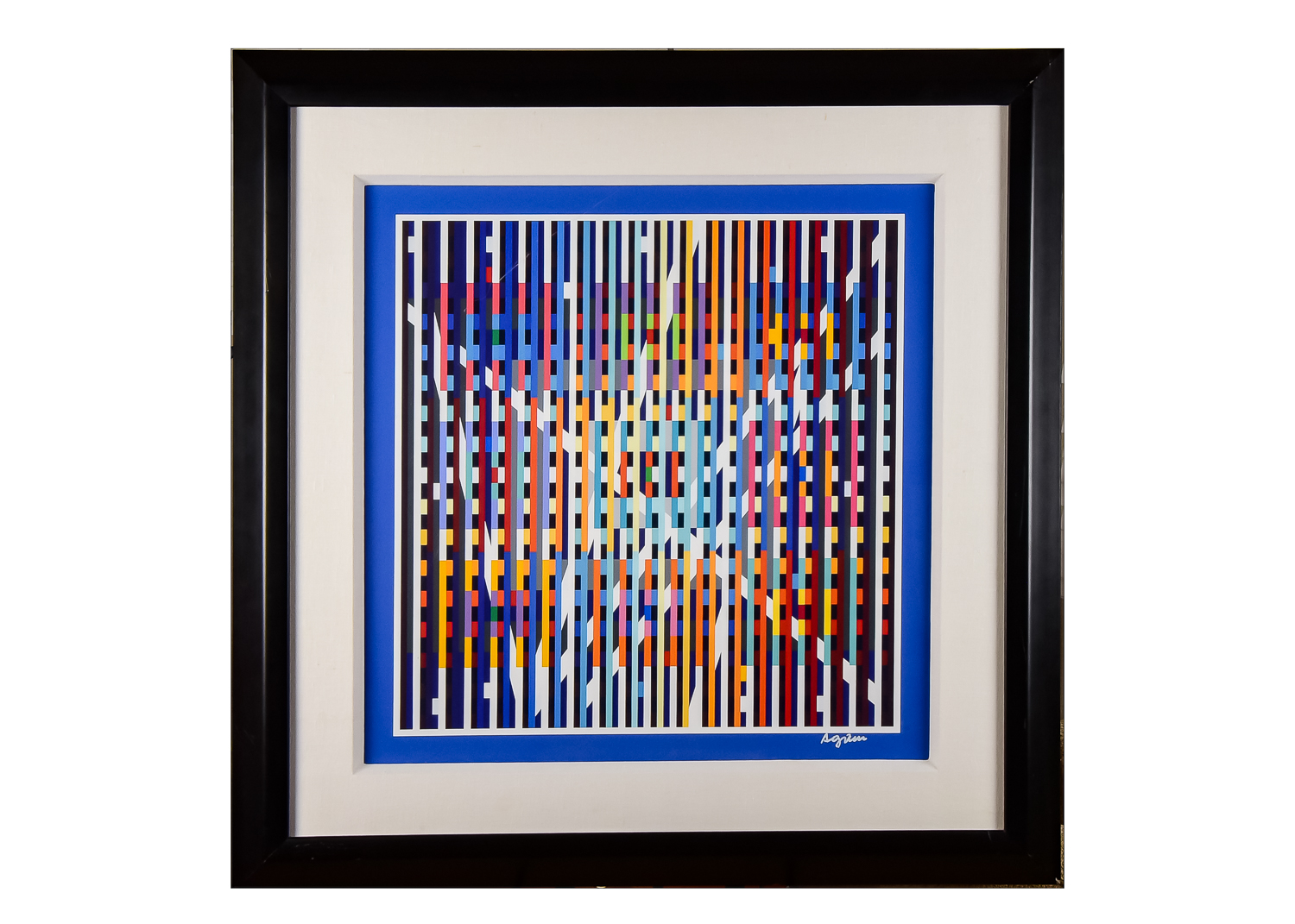 "Pre-Mazor No. 4" Serigraph by Yaacov Agam from the Edition of 45