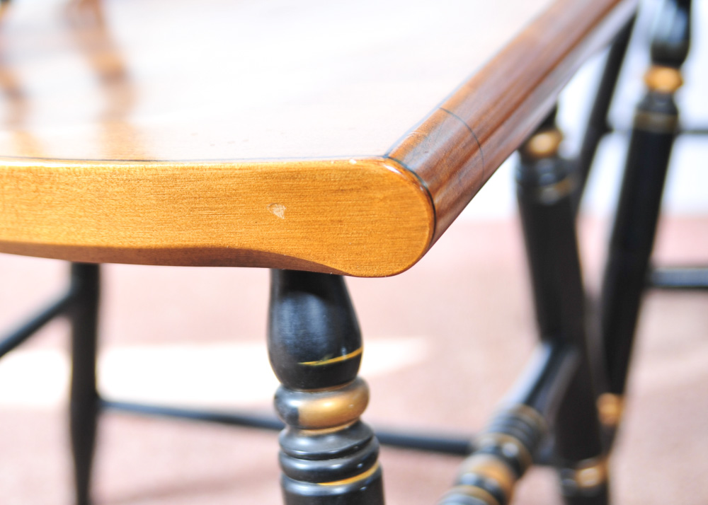 Set of Six Vintage Hitchcock Chairs