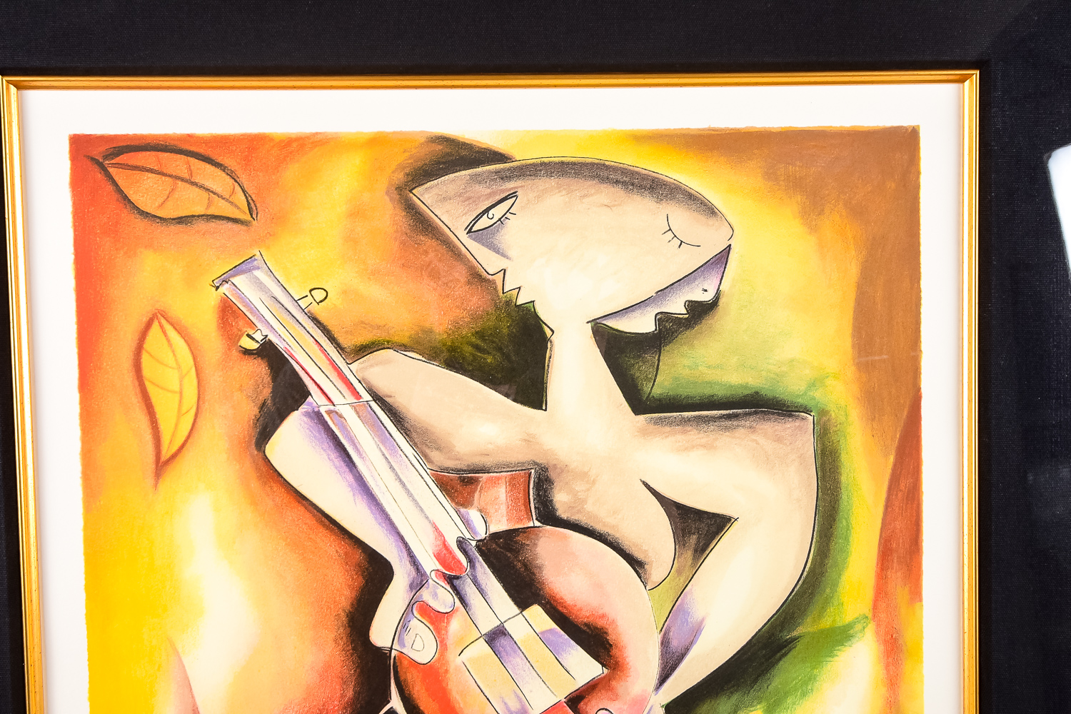 "Don't Expect Things to Fall In Your Lap" Lithograph by Alexandra Nechita 78/195