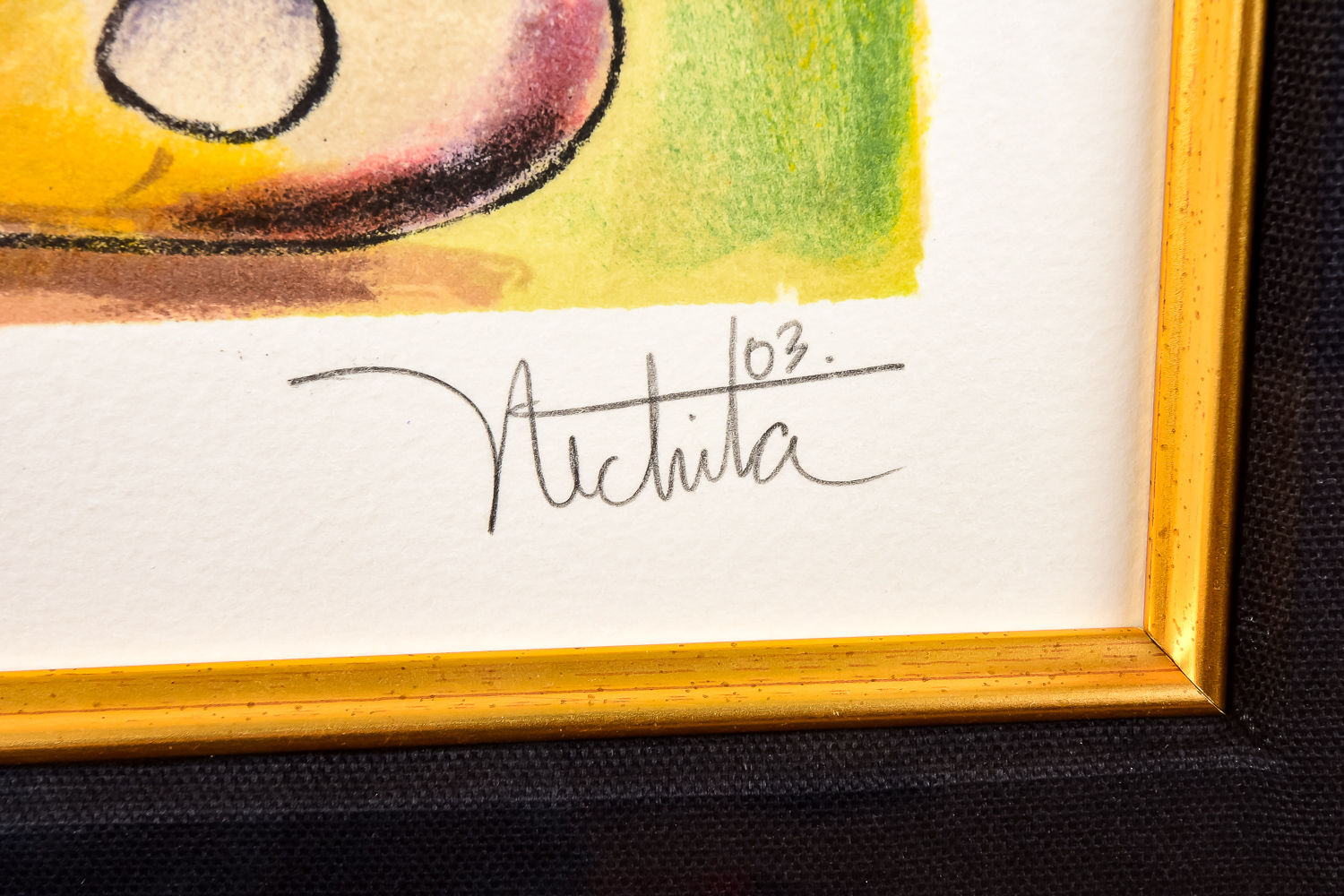 "Don't Expect Things to Fall In Your Lap" Lithograph by Alexandra Nechita 78/195