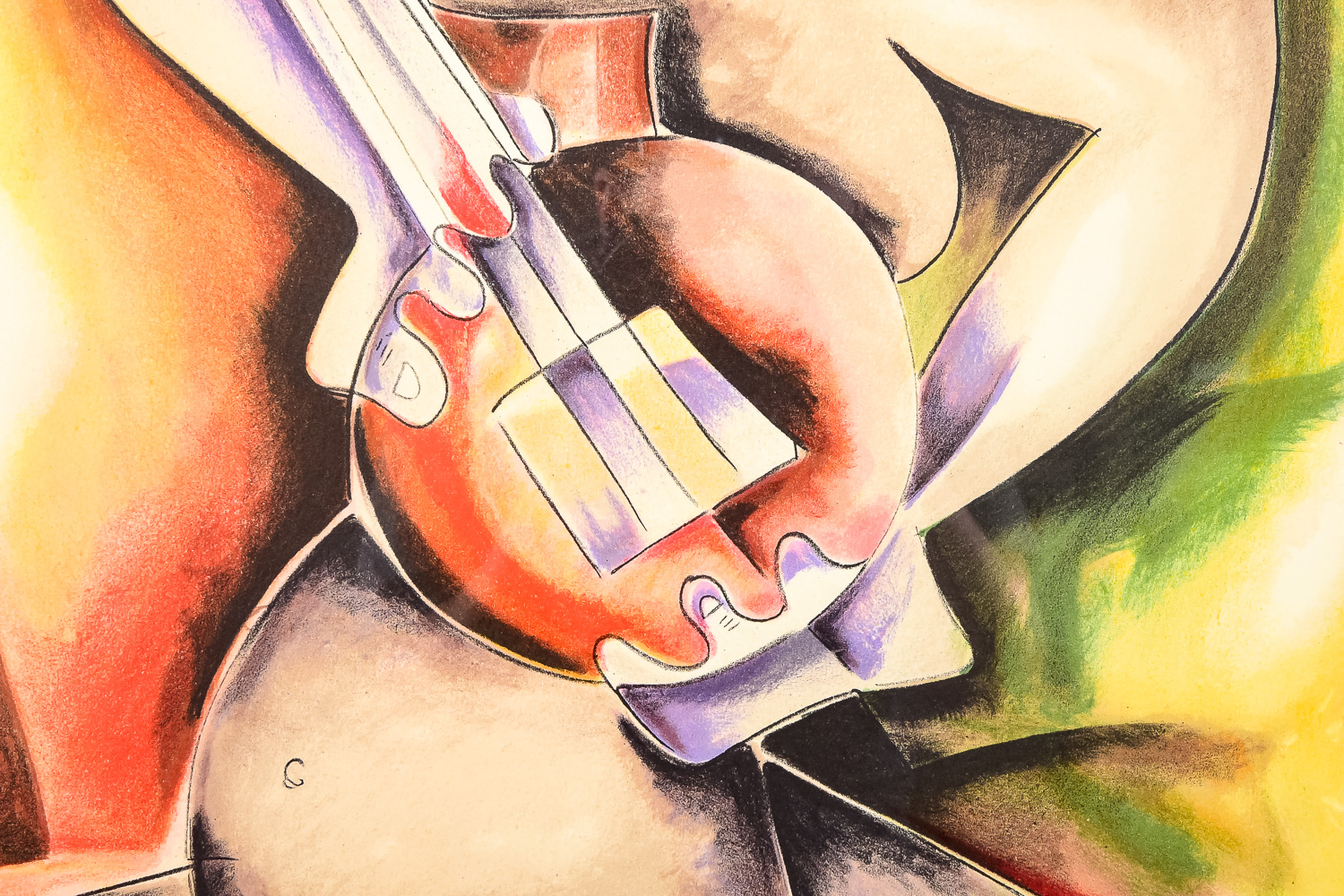 "Don't Expect Things to Fall In Your Lap" Lithograph by Alexandra Nechita 78/195