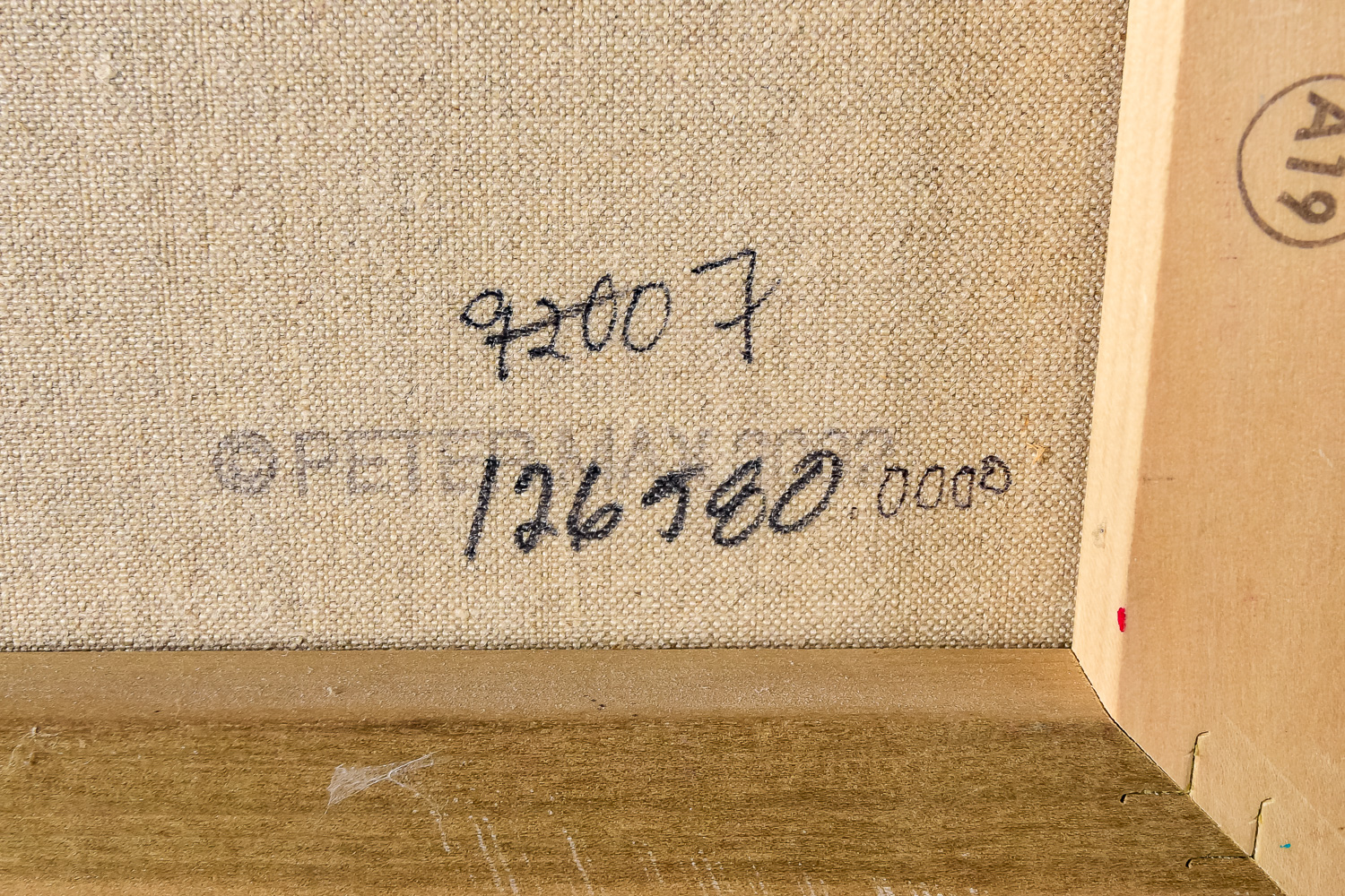 Peter Max "New Moon Version IX #1" Acrylic Painting