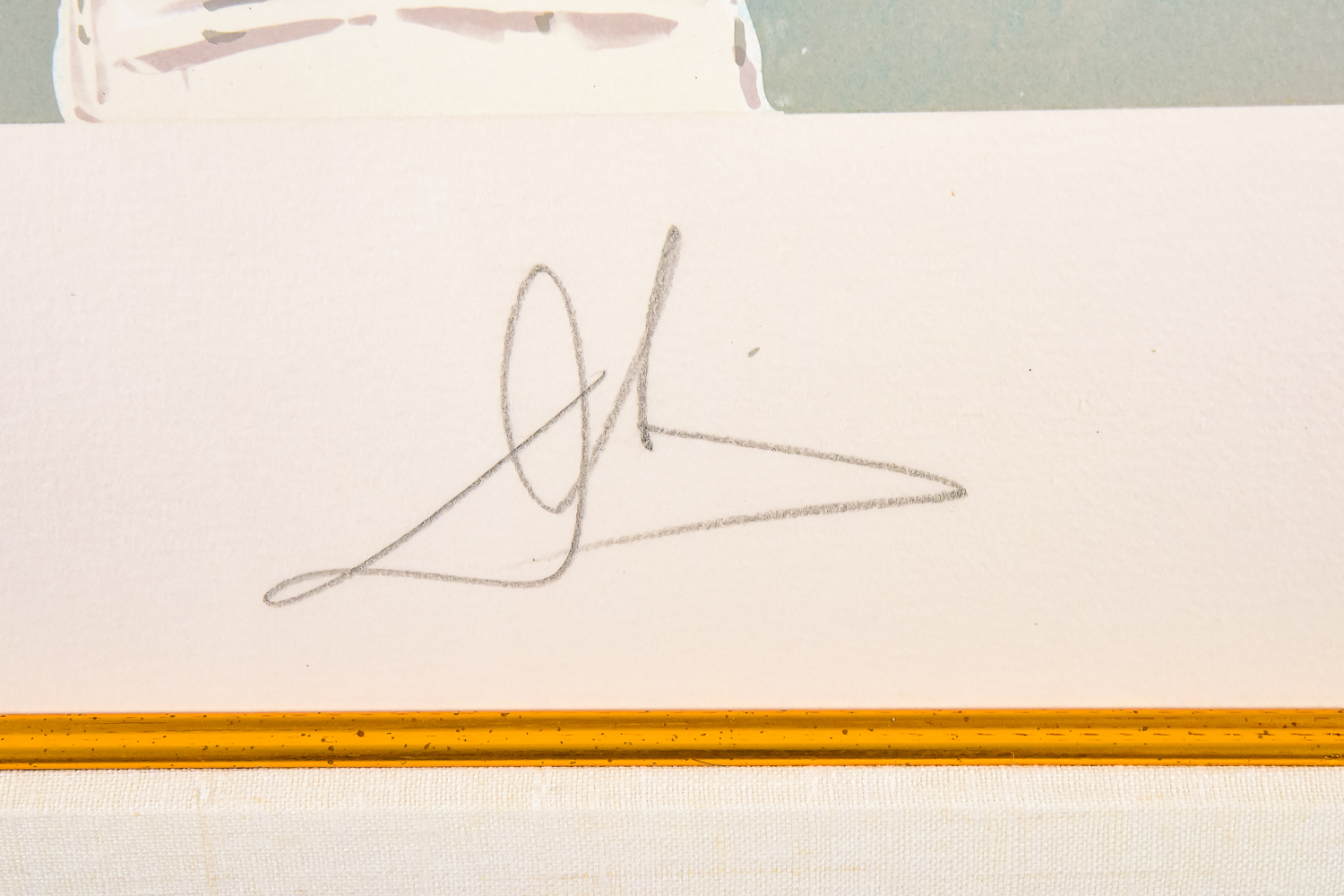 Salvador Dali "The Harbinger" Lithograph