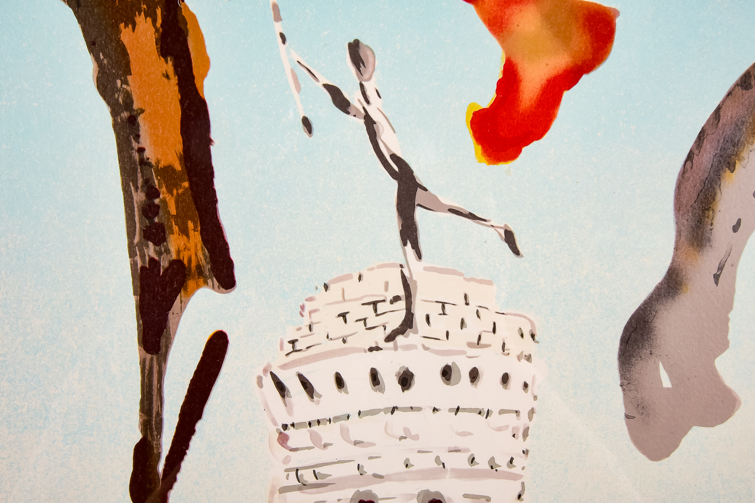 Salvador Dali "The Harbinger" Lithograph