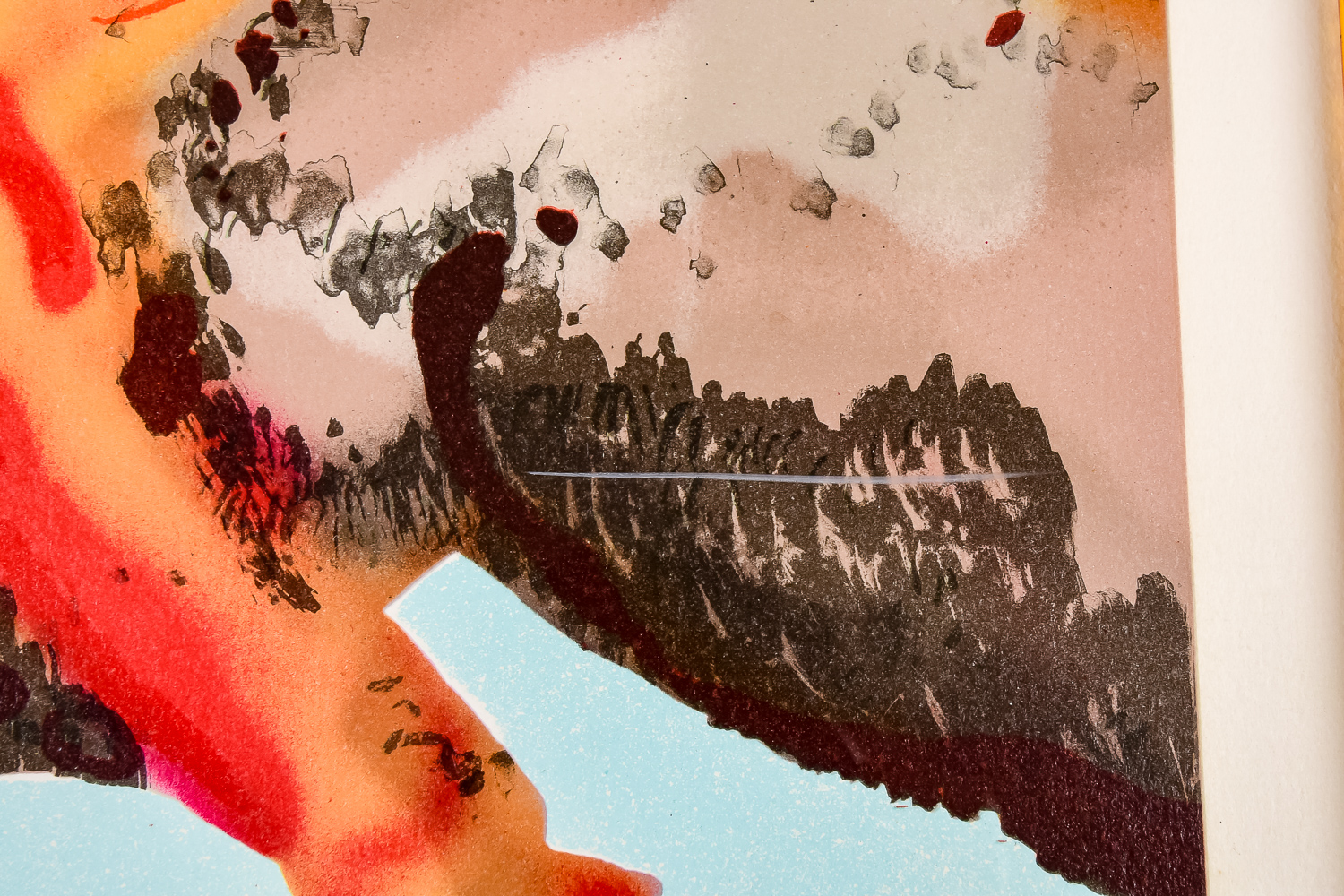 Salvador Dali "The Harbinger" Lithograph