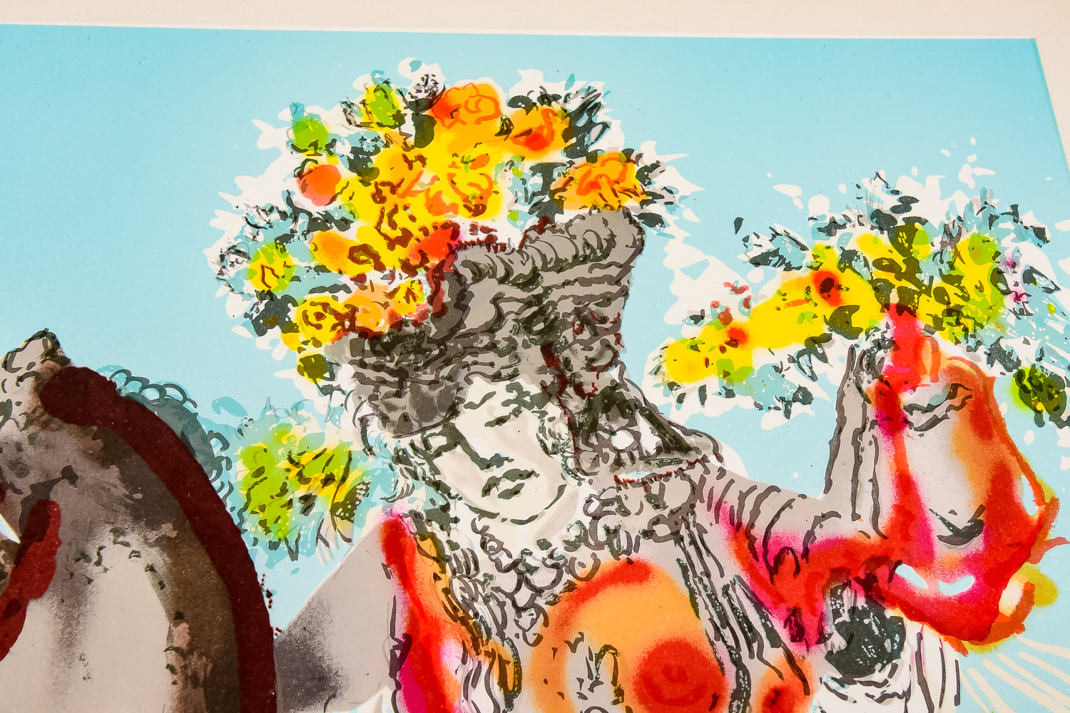 Salvador Dali "The Harbinger" Lithograph