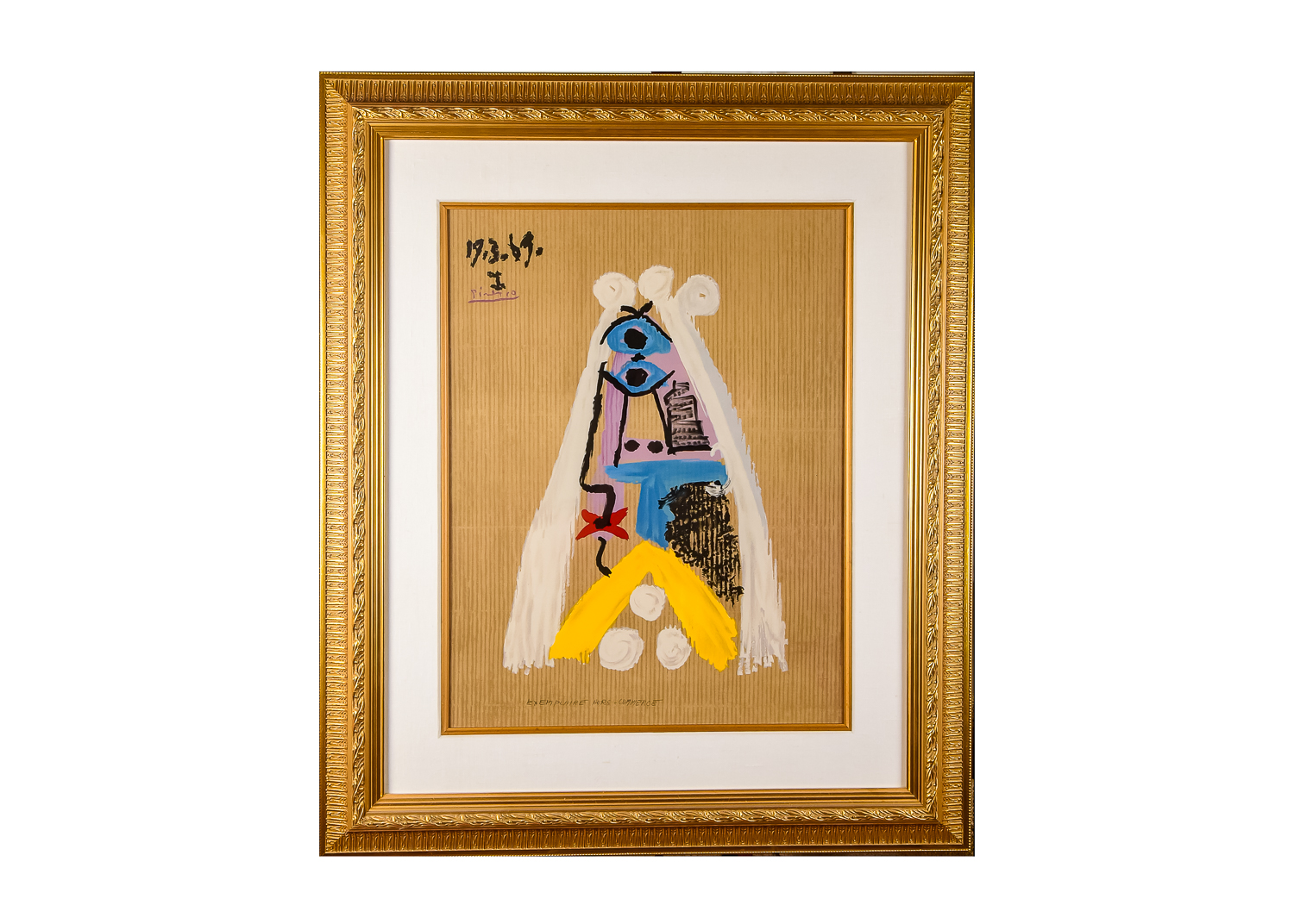 "Imaginary Portrait" Lithograph by Pablo Picasso