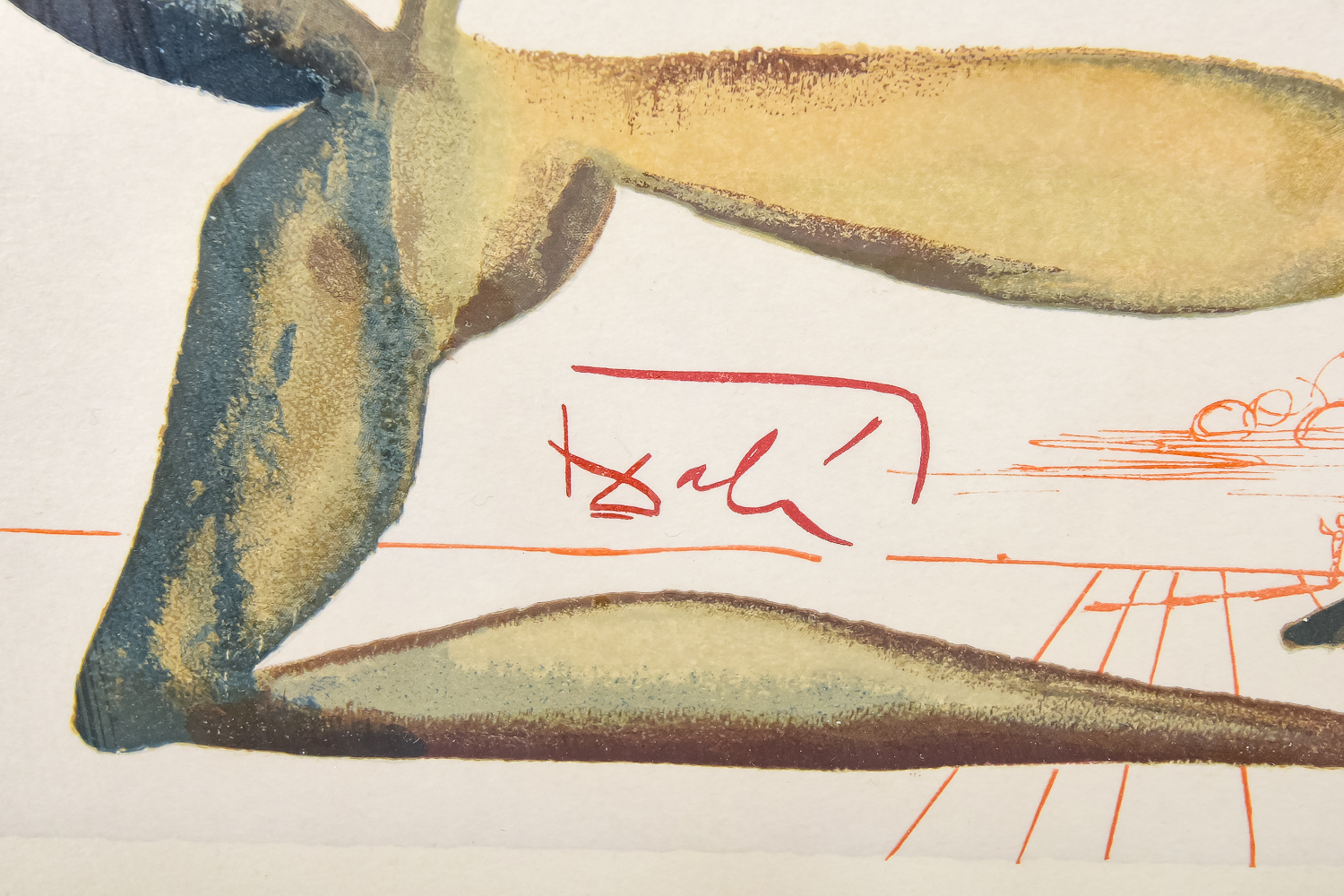 "Lavishness Purgatory 22" Wood Engraving by Salvador Dali