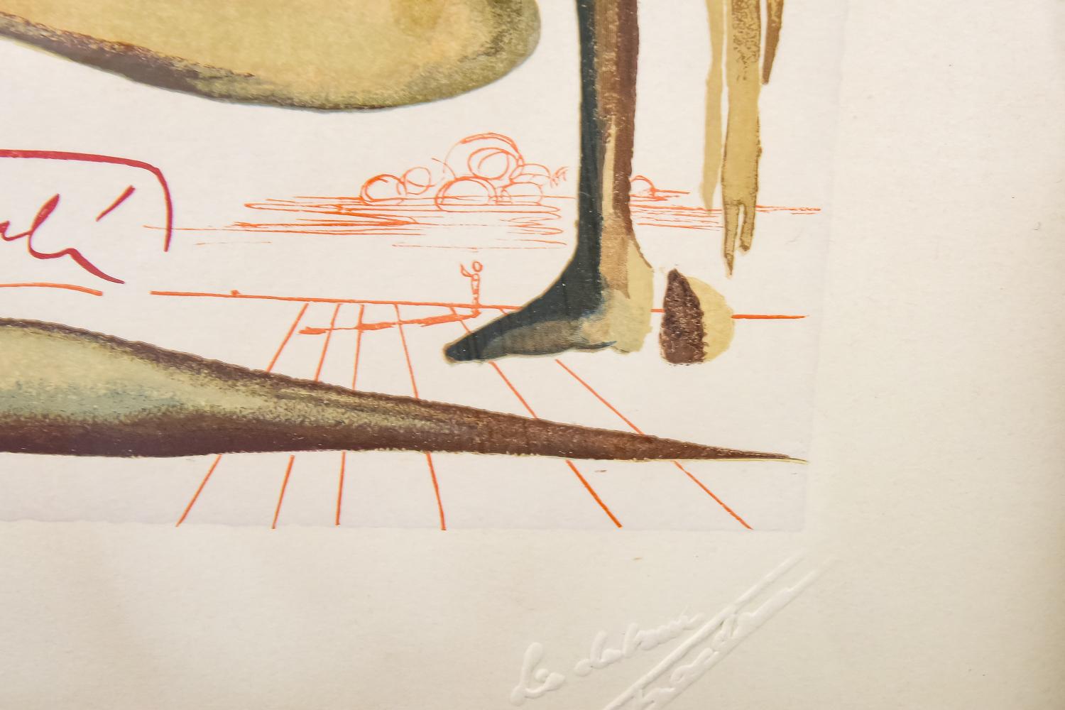 "Lavishness Purgatory 22" Wood Engraving by Salvador Dali