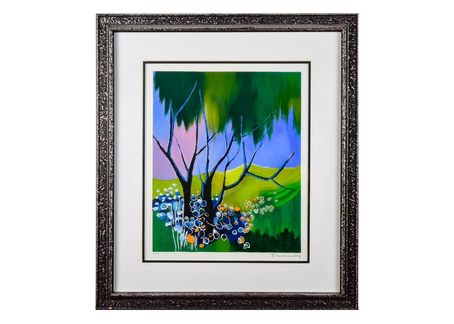 "After the Rain" Serigraph by Itzchak Tarkay