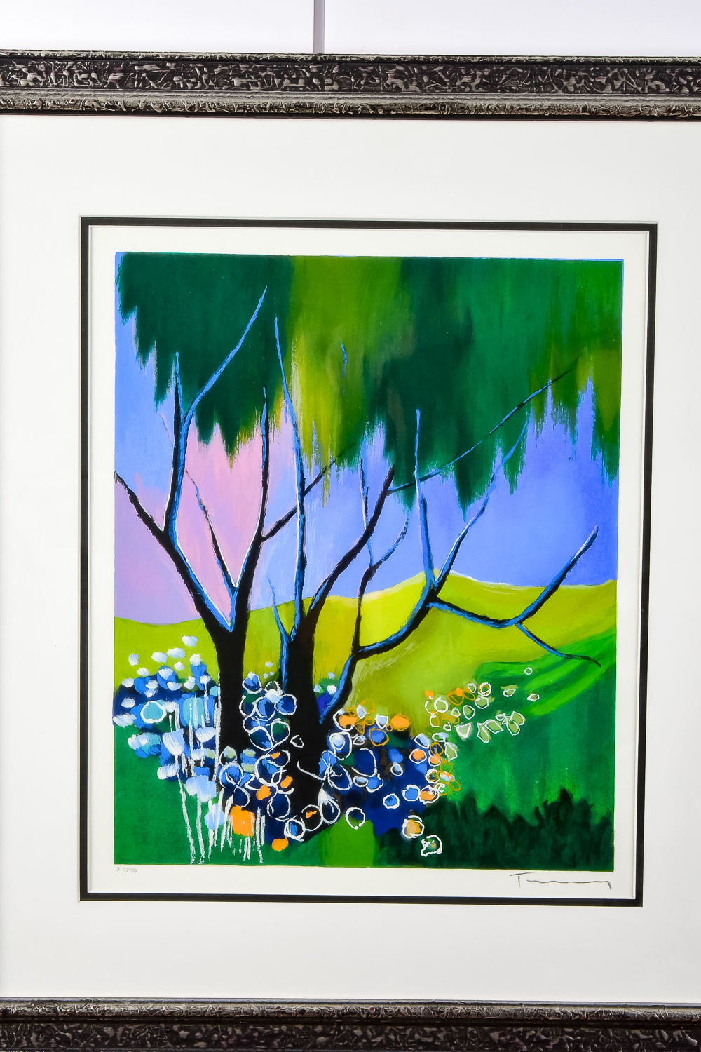 "After the Rain" Serigraph by Itzchak Tarkay