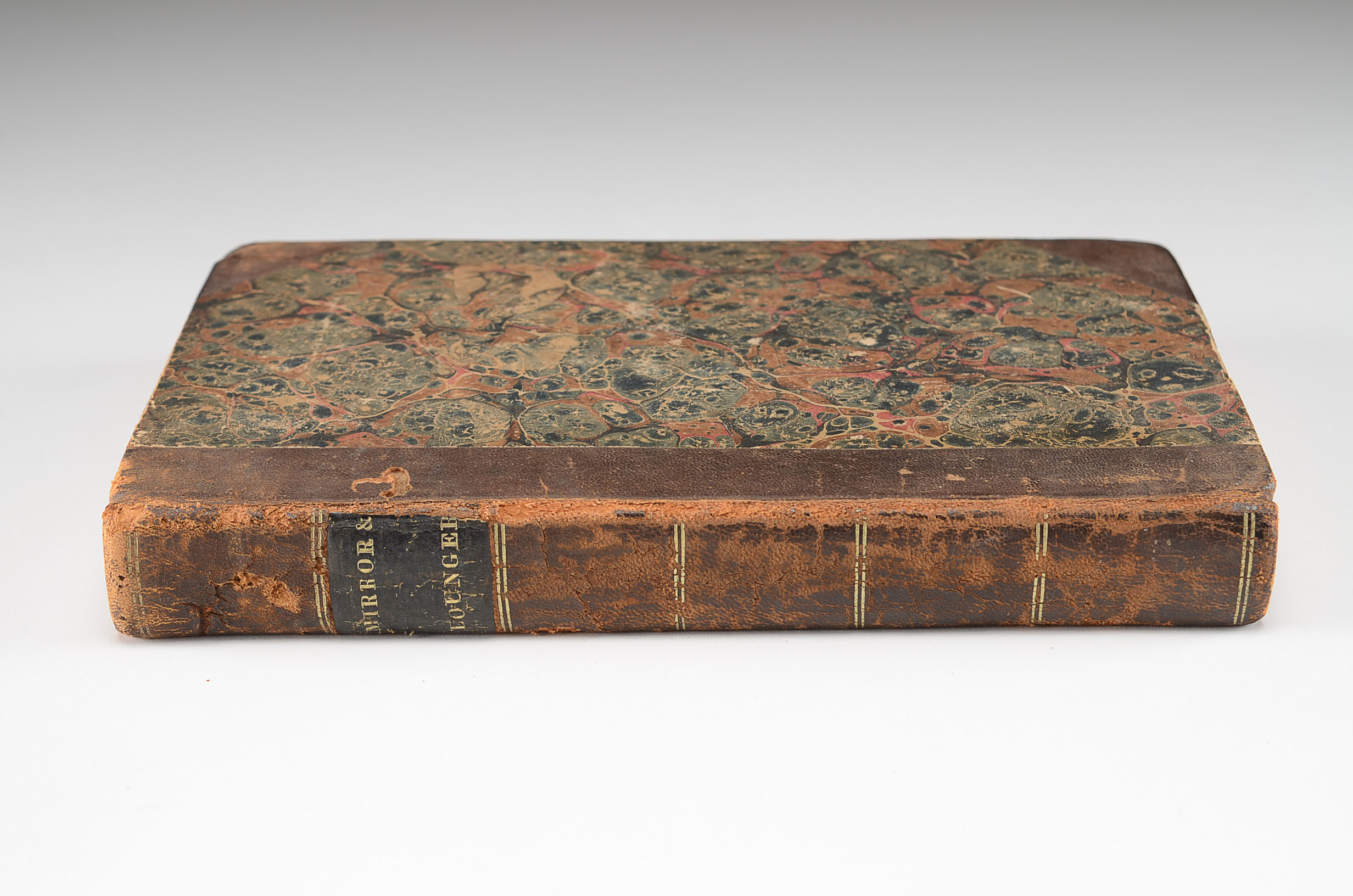 1825 "The Mirror" and "The Lounger" Newspapers in One Volume