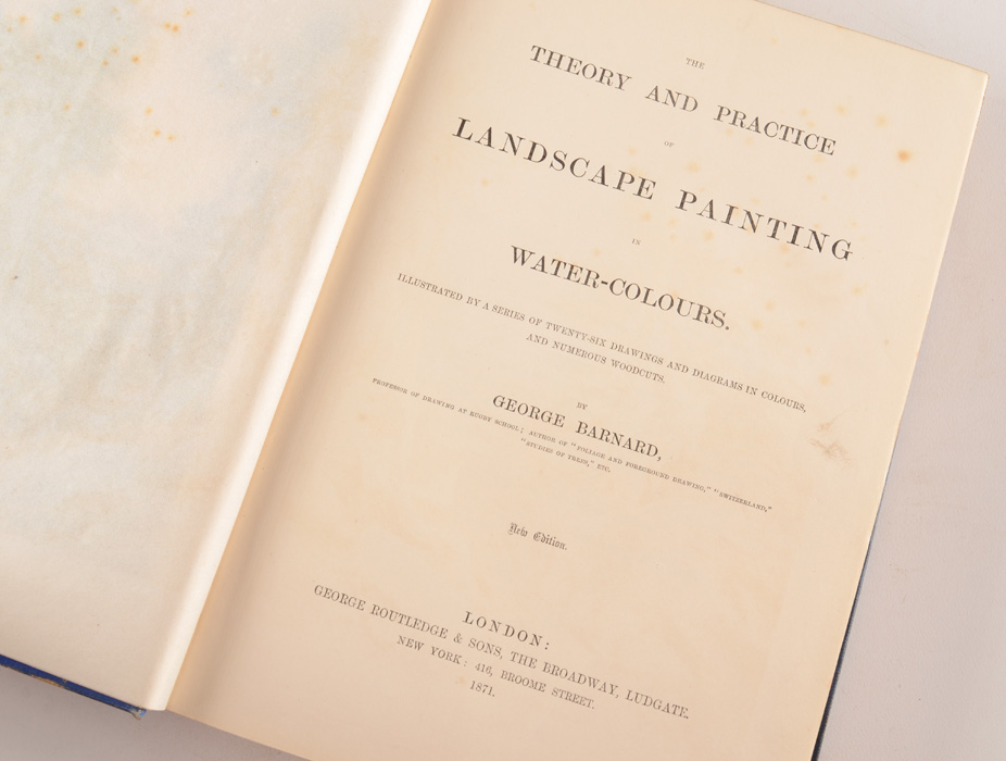 1871 "Theory and Practice of Landscape Painting in Water-Colours"