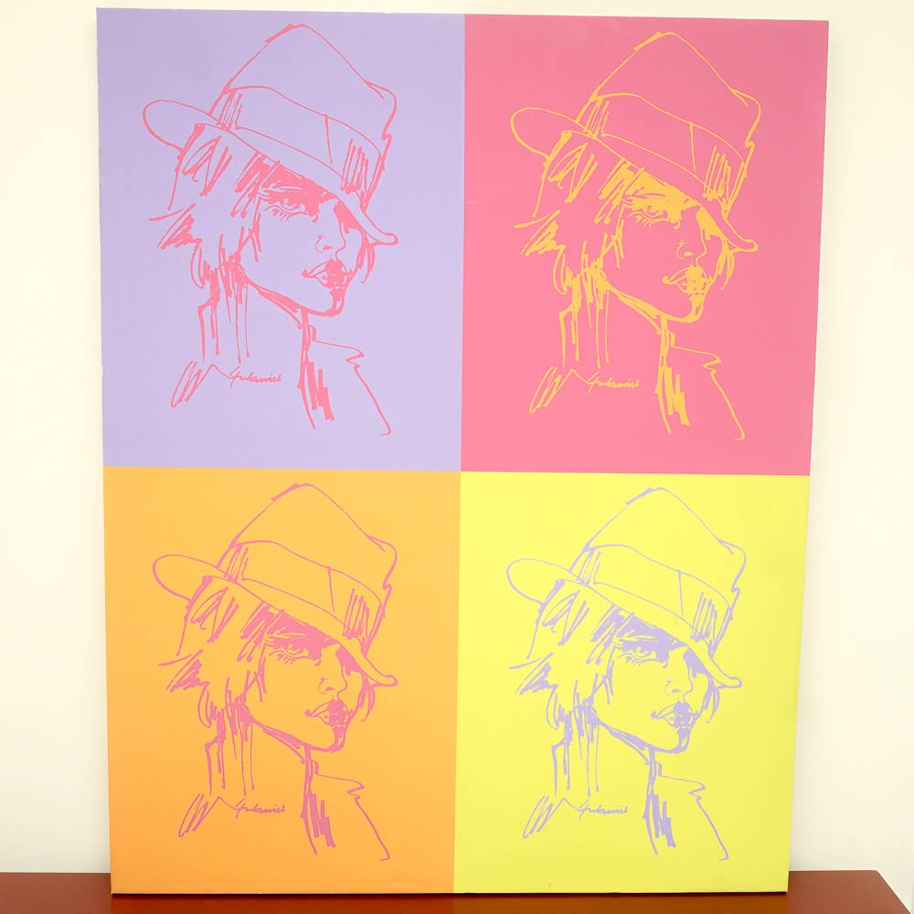 Colorful Pop Art Offset Lithograph