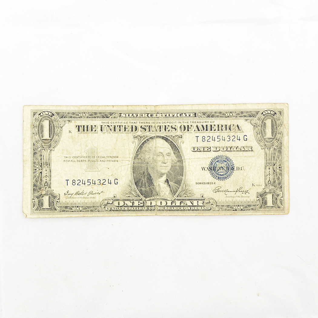 Vintage US Red and Blue Seal Currency