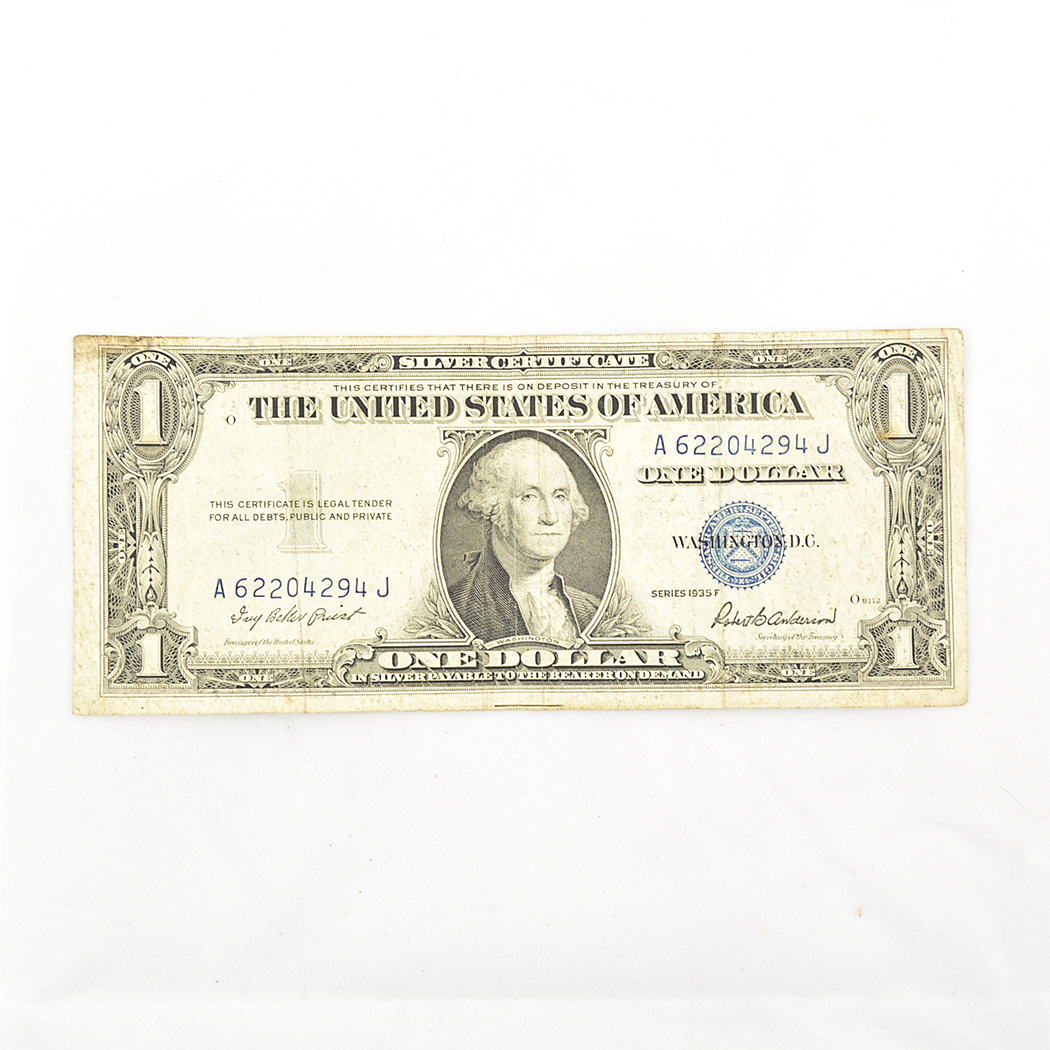 Vintage US Red and Blue Seal Currency