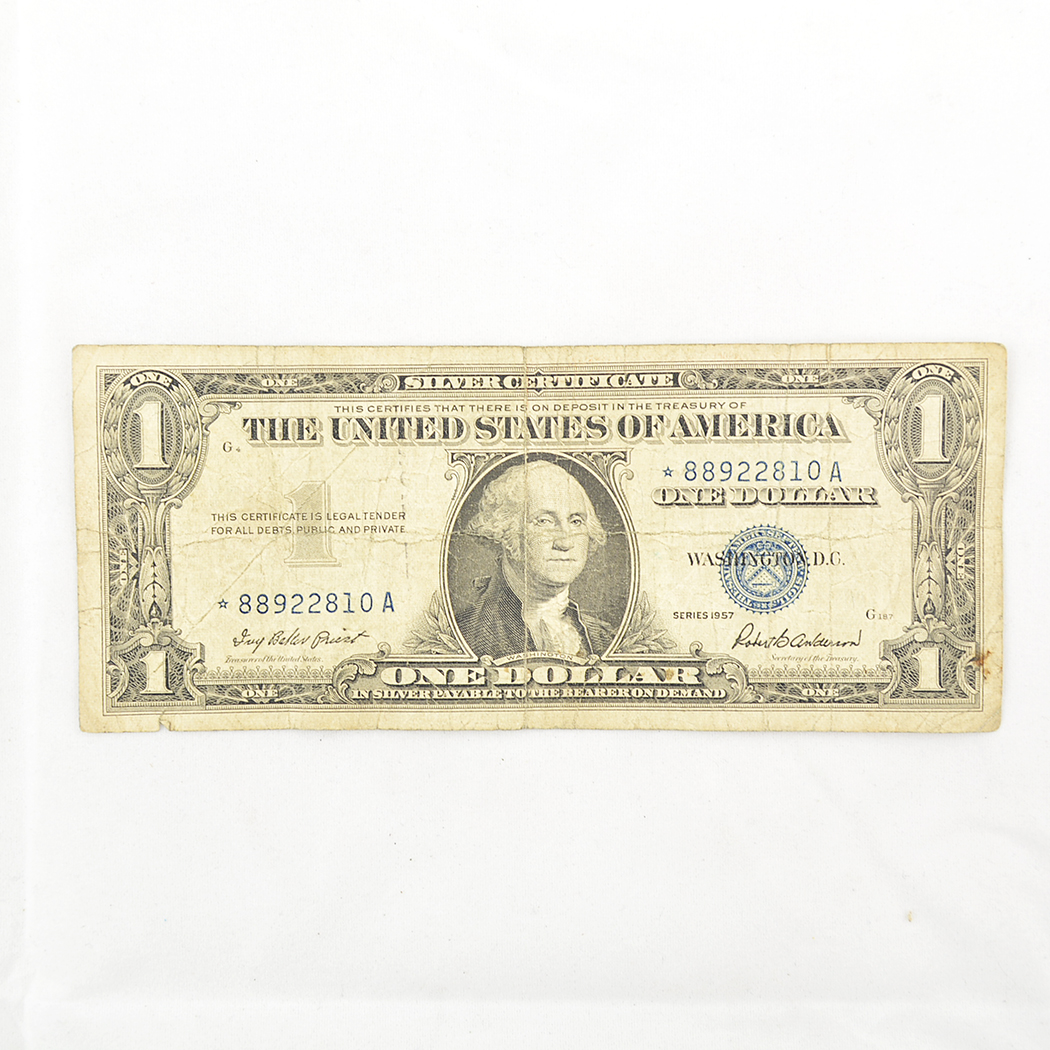 Vintage US Red and Blue Seal Currency