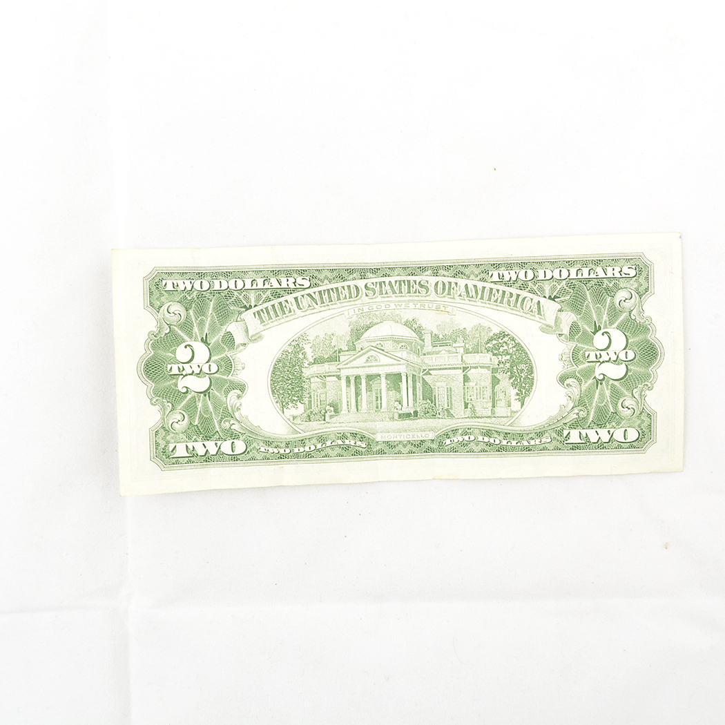 Vintage US Red and Blue Seal Currency