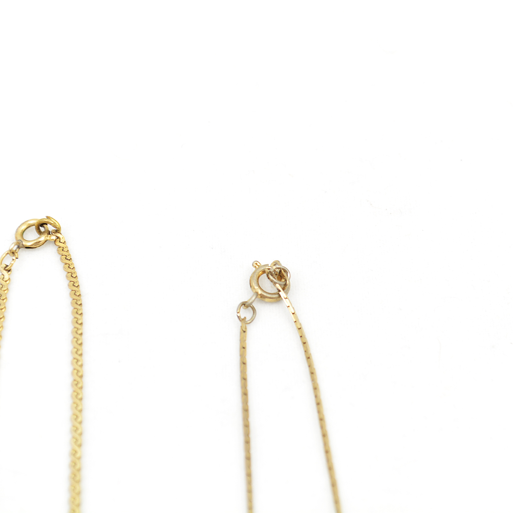 Vintage Gold Tone Pendant Necklace Collection