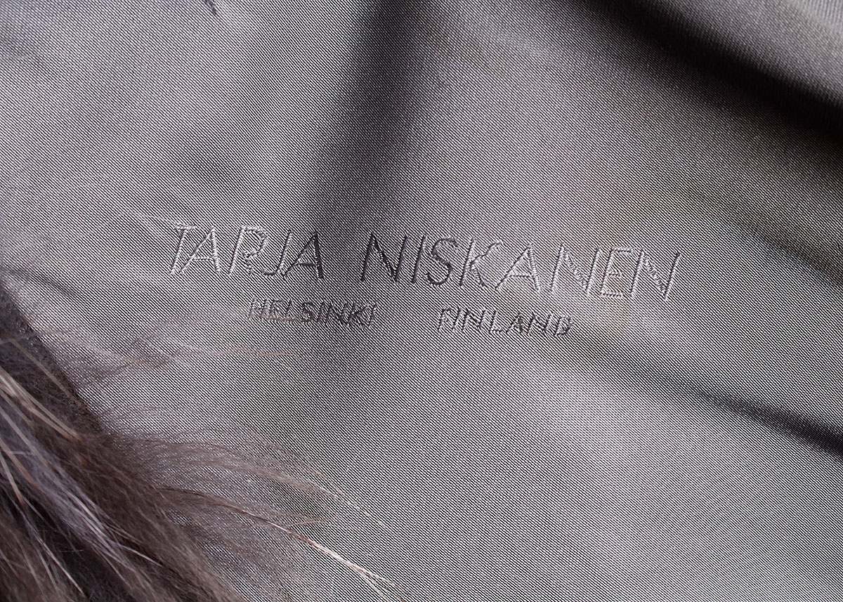 Reversible Leather and Raccoon Fur Trench Coat