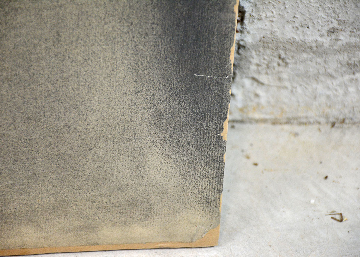 Anne Fleckenstein Original "Head of Nero No. 2" Charcoal, c. 1894