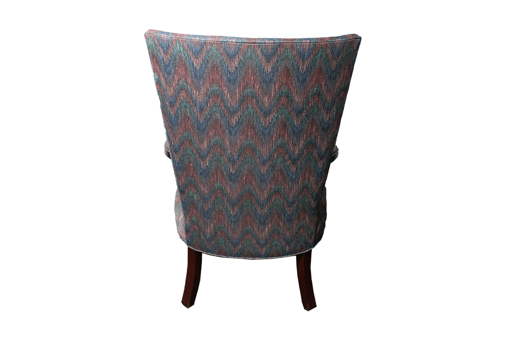 Vintage Hickory Chair Upolstered Arm Chair