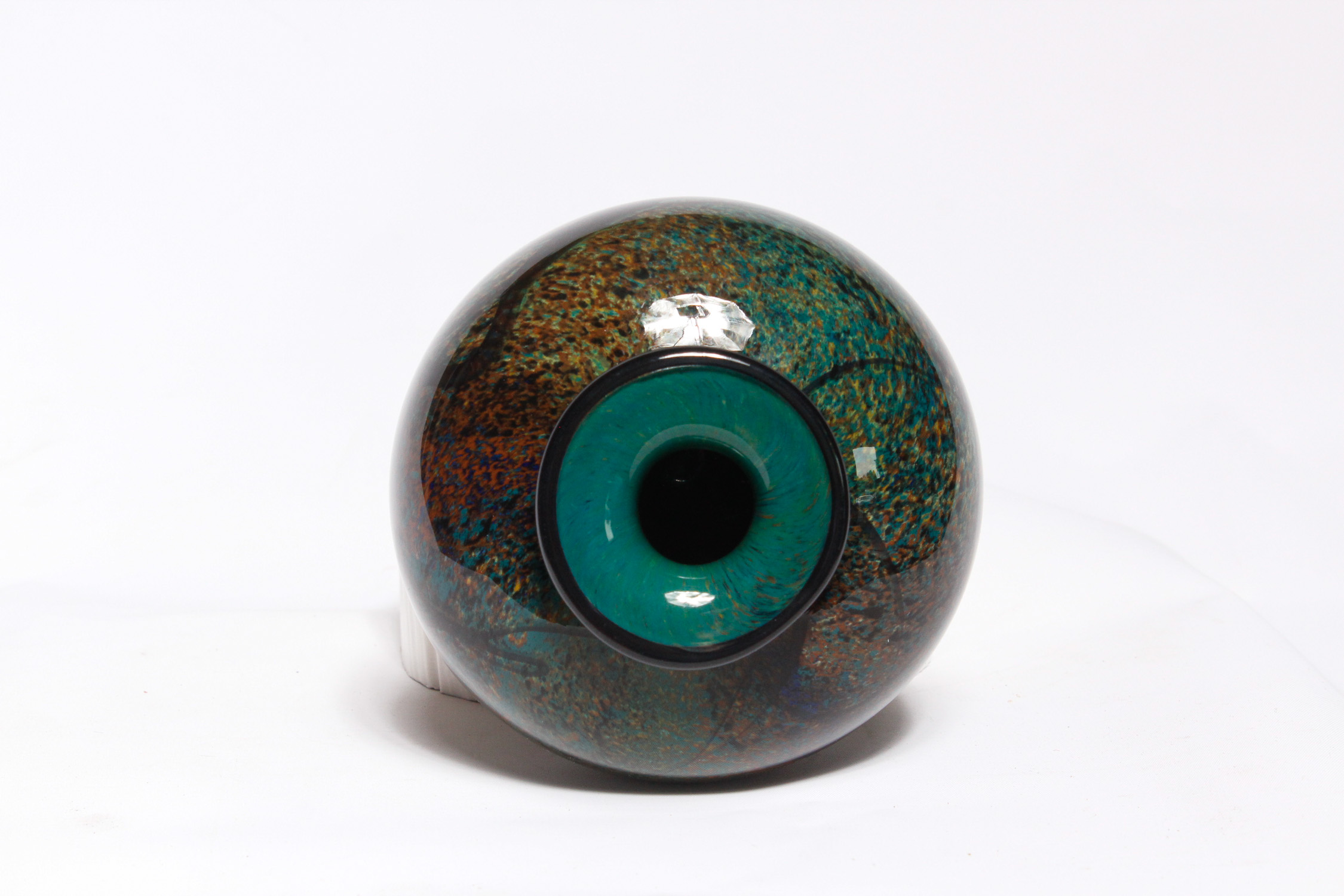 Signed Art Glass Vase