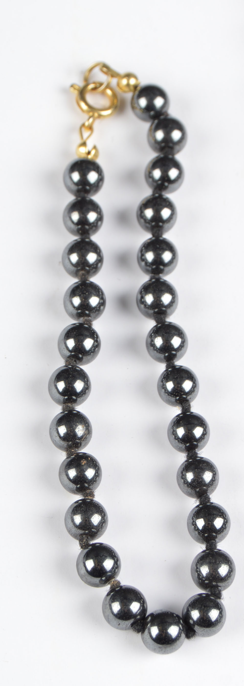 Imitation Black Pearl Necklace and Bracelet