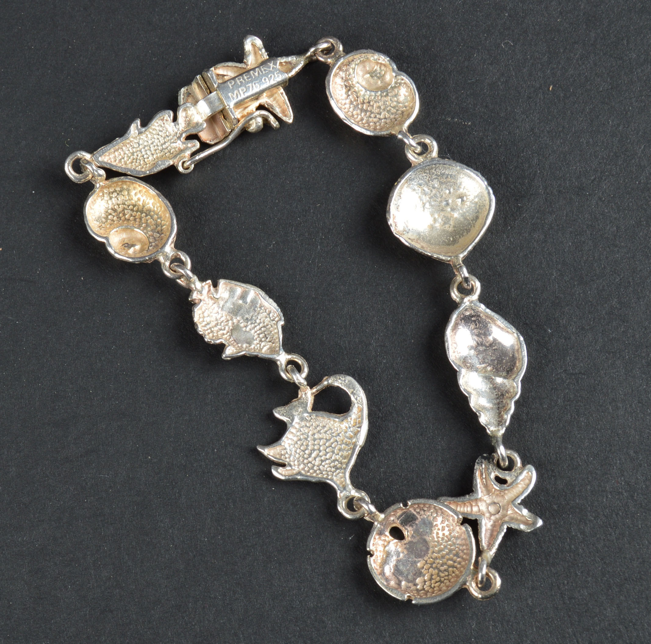 Trio of Sterling Charm Bracelets