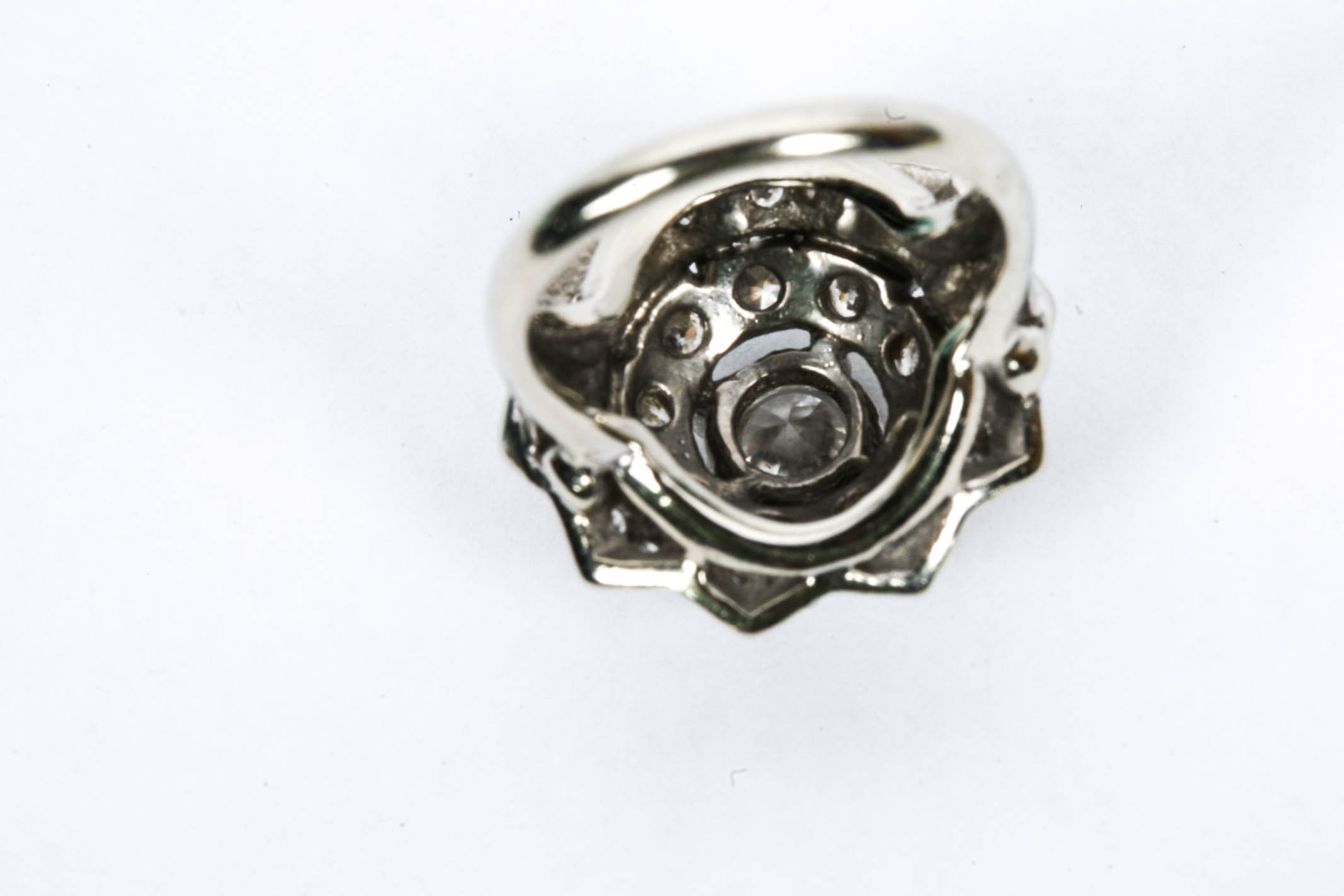 14K White Gold Diamond Ring