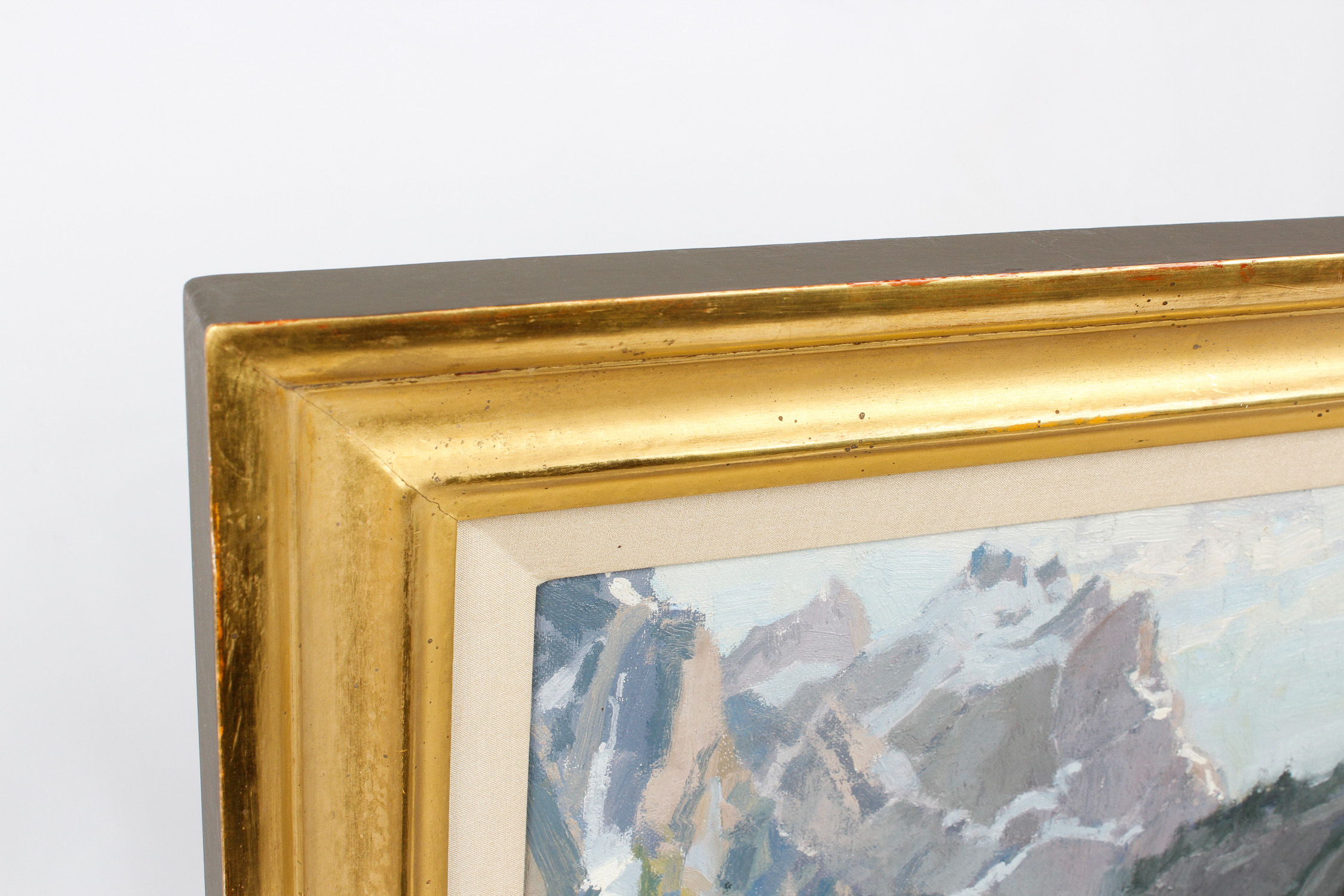 Signed Original Oil Painting of Grand Teton Peak