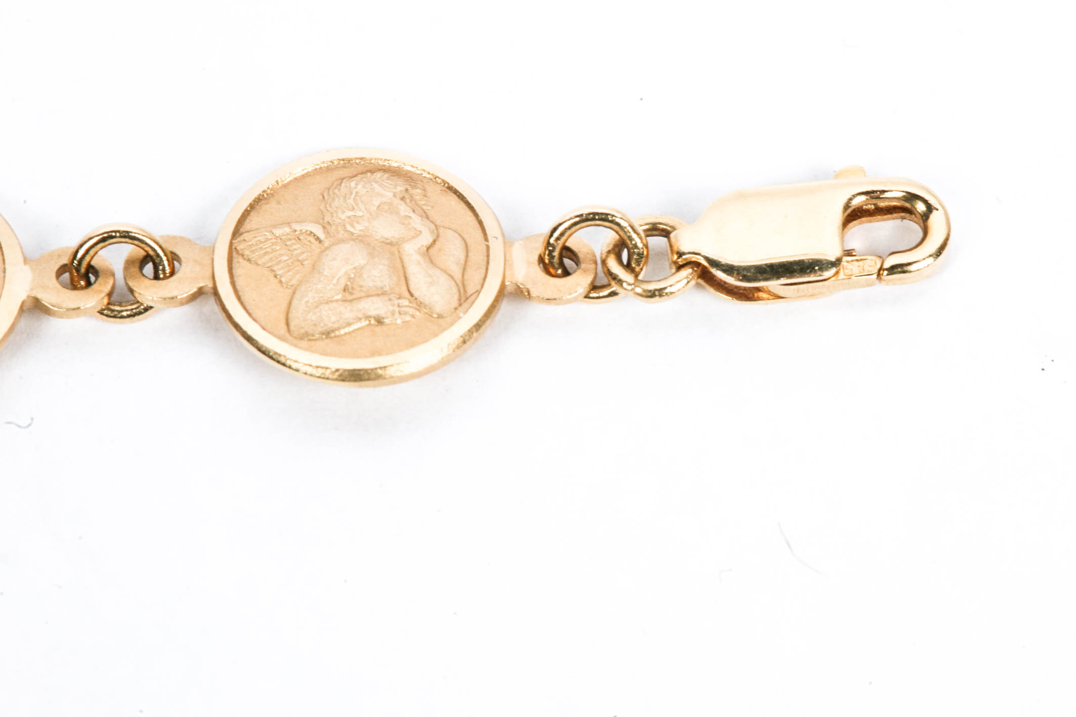 14K Yellow Gold Angel Bracelet