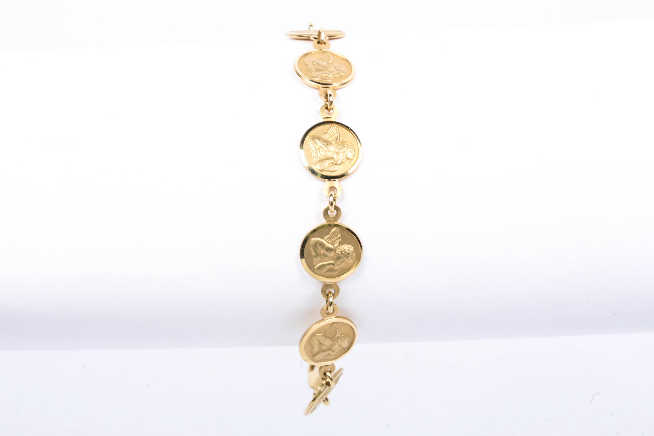 14K Yellow Gold Angel Bracelet