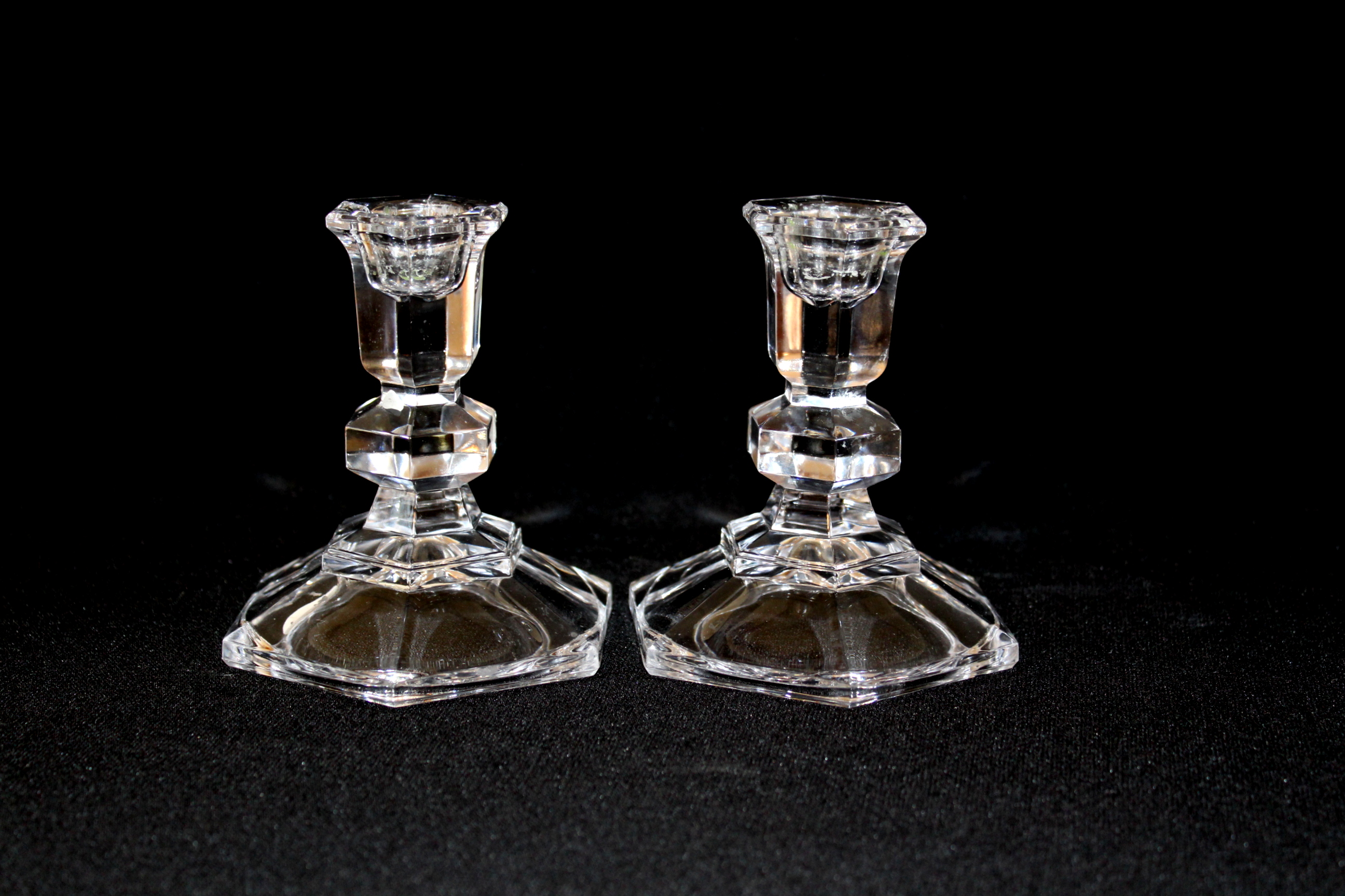 Waterford Crystal Candlesticks and Tea Light Holder