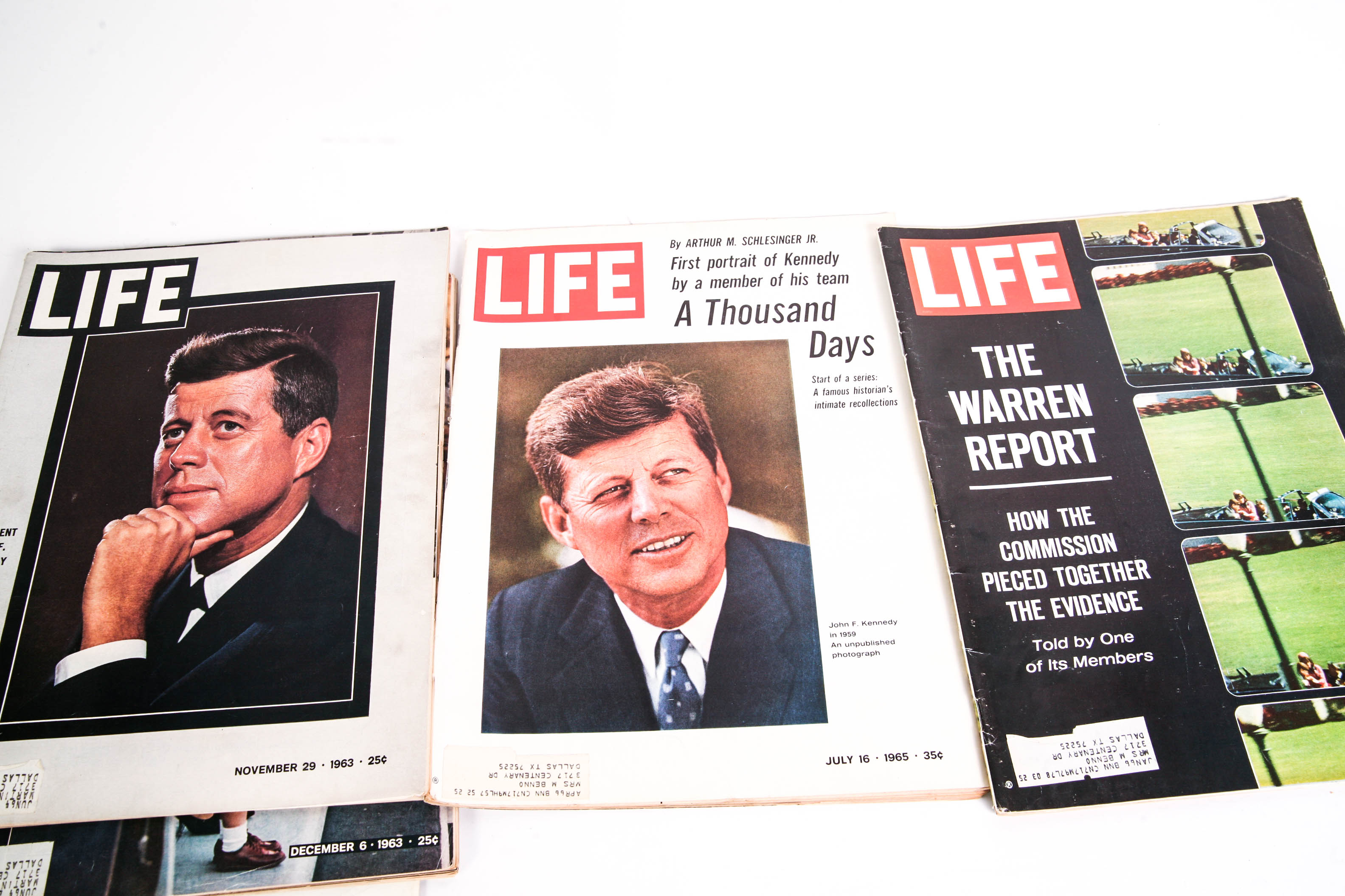 Collection of 1960s Magazines Featuring President Kennedy's Death
